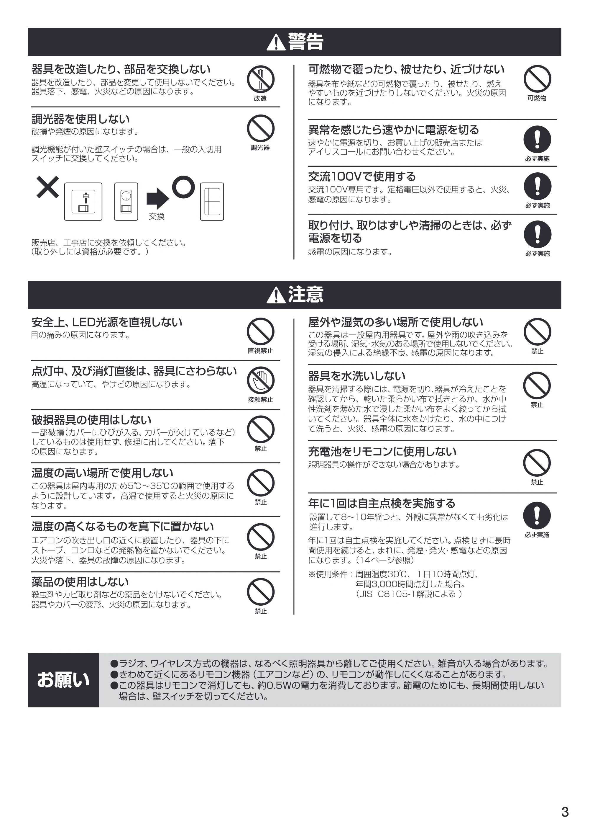 アイリスオーヤマ SG-12N 取扱説明書 — 原本ページ — 3ページ