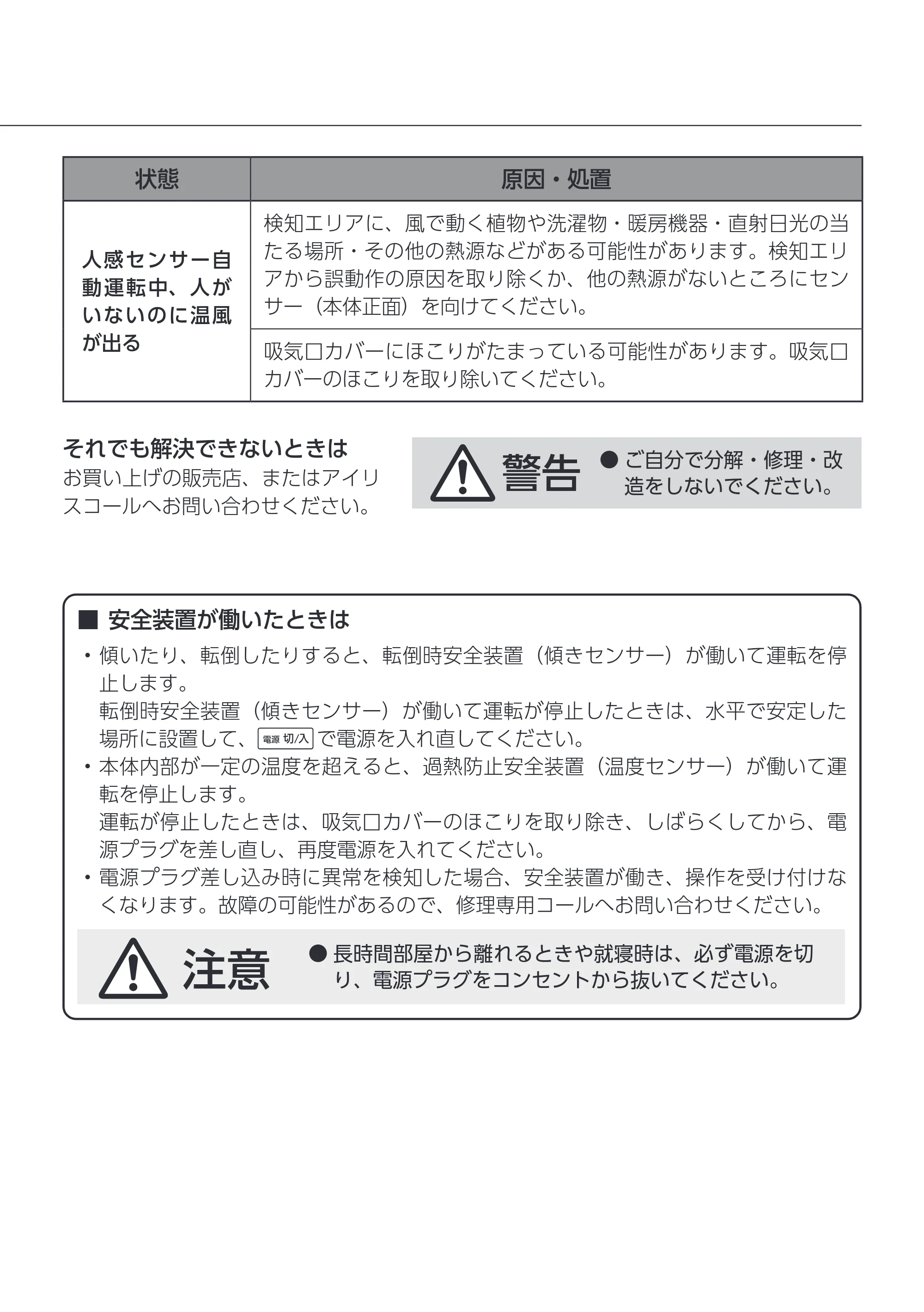 アイリスオーヤマ ACH-SM12A 取扱説明書 — 原本ページ — 14ページ