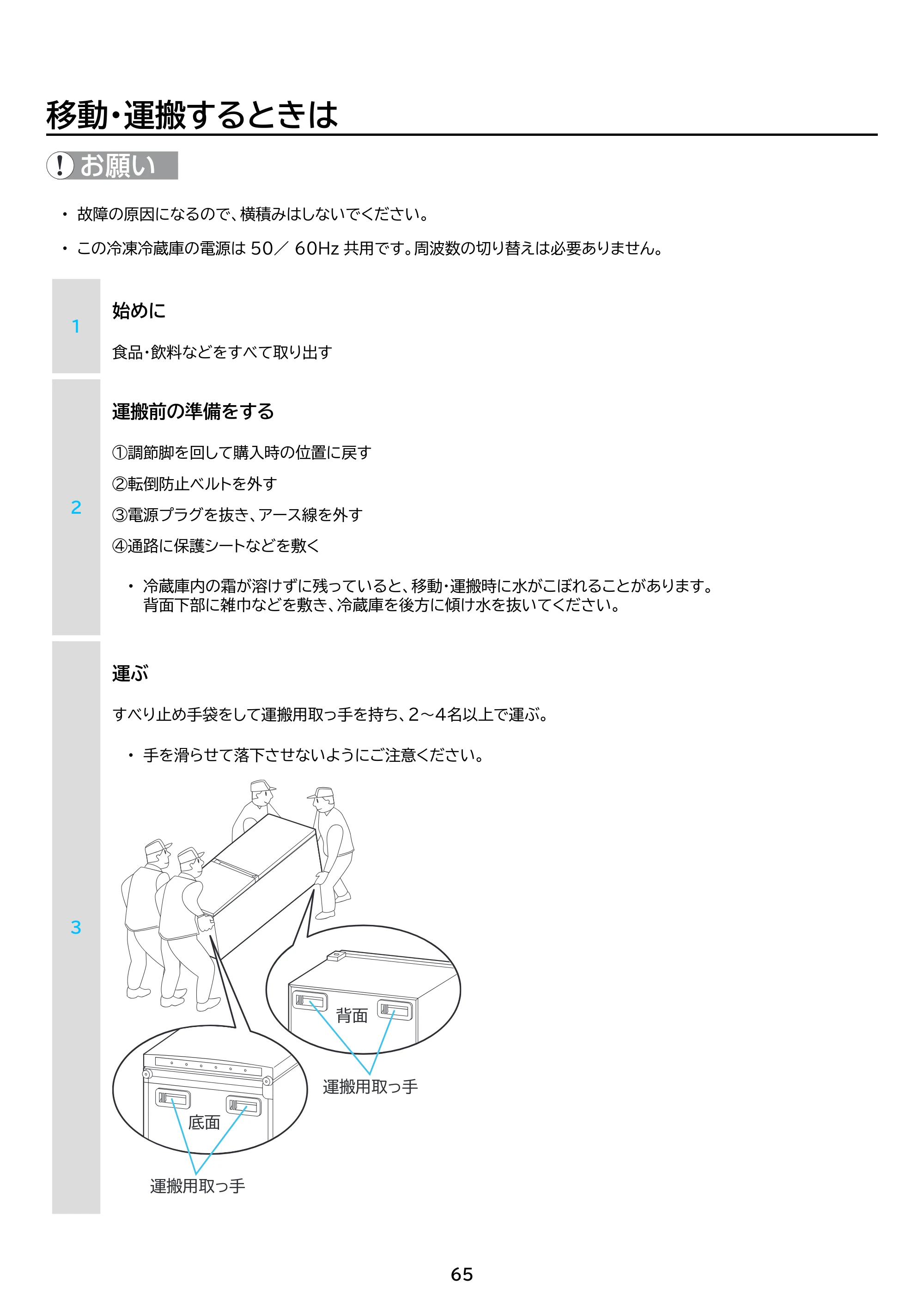 アイリスオーヤマ IRSN-IC30B-WP 取扱説明書 — 原本ページ — 65ページ
