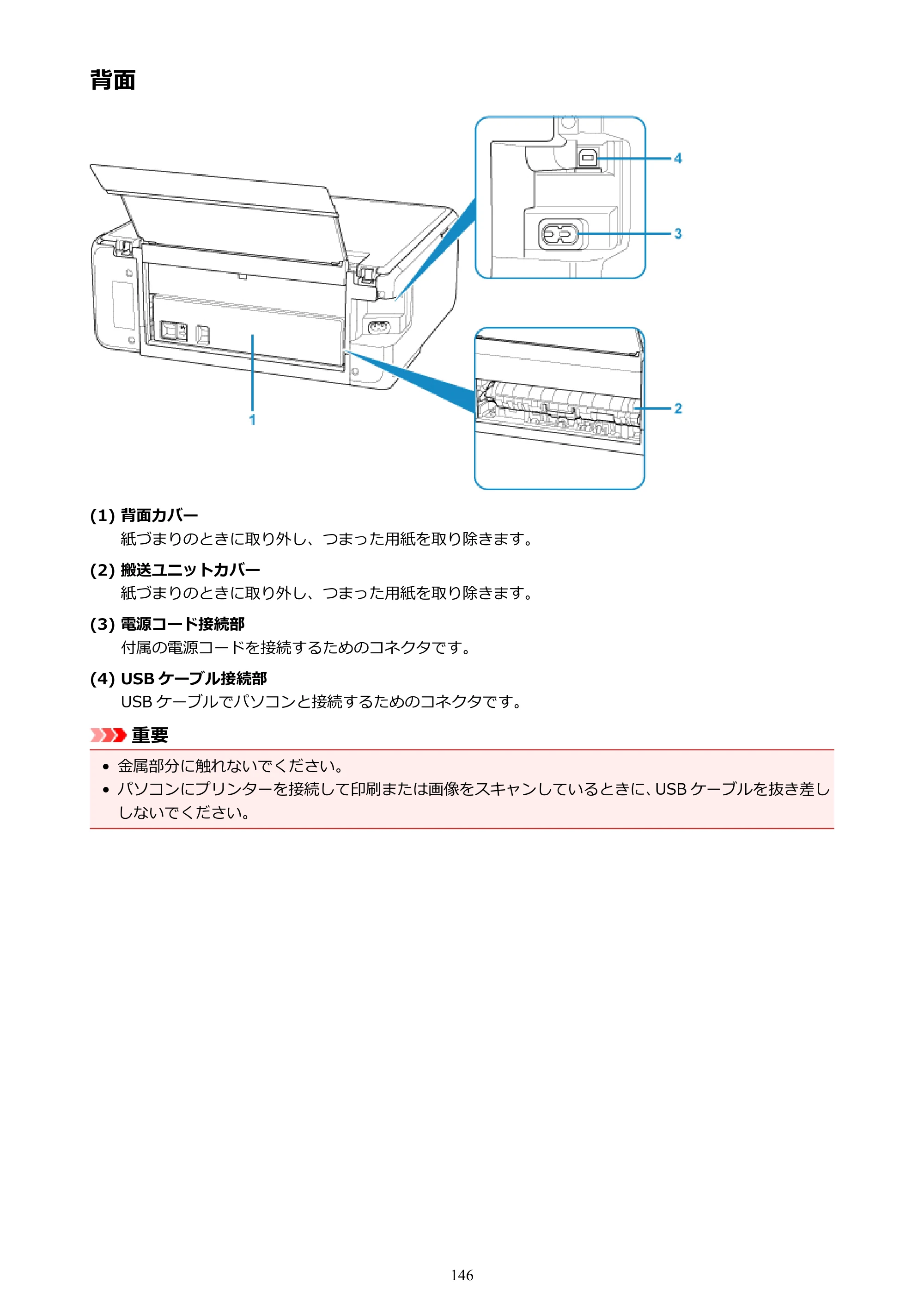 キヤノン PIXUS TS8130 電子マニュアル PDF版（Mac版）（PDF：15.5MB） — 背面 — 原本ページ — 146ページ