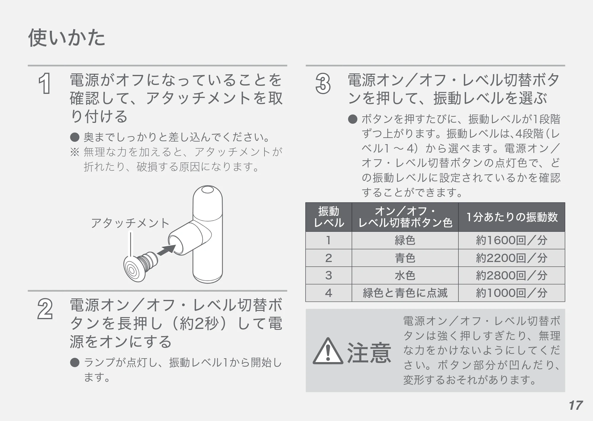 アイリスオーヤマ FRT-M01 取扱説明書 — 原本ページ — 17ページ