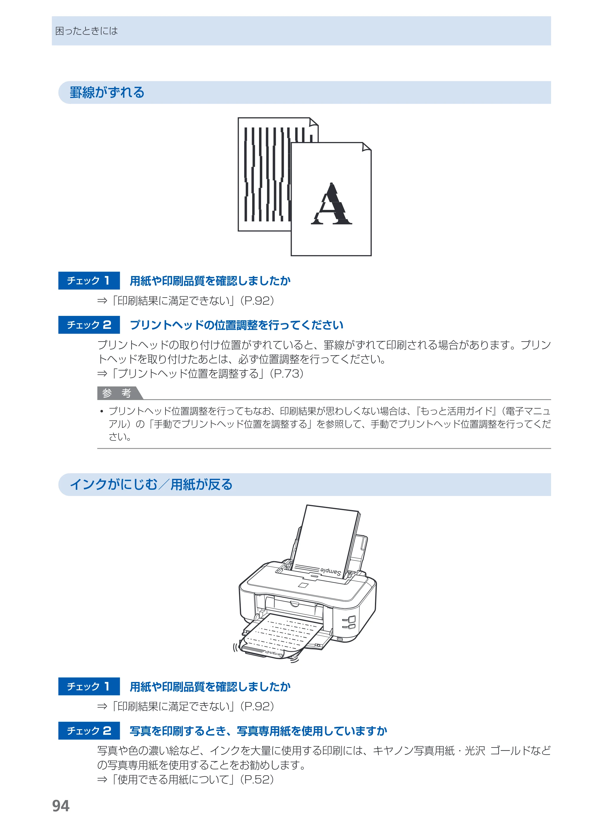 キヤノン PIXUS iP4830 らくらく操作ガイド （PDF形式／13.91Mバイト） — 原本ページ — 96ページ