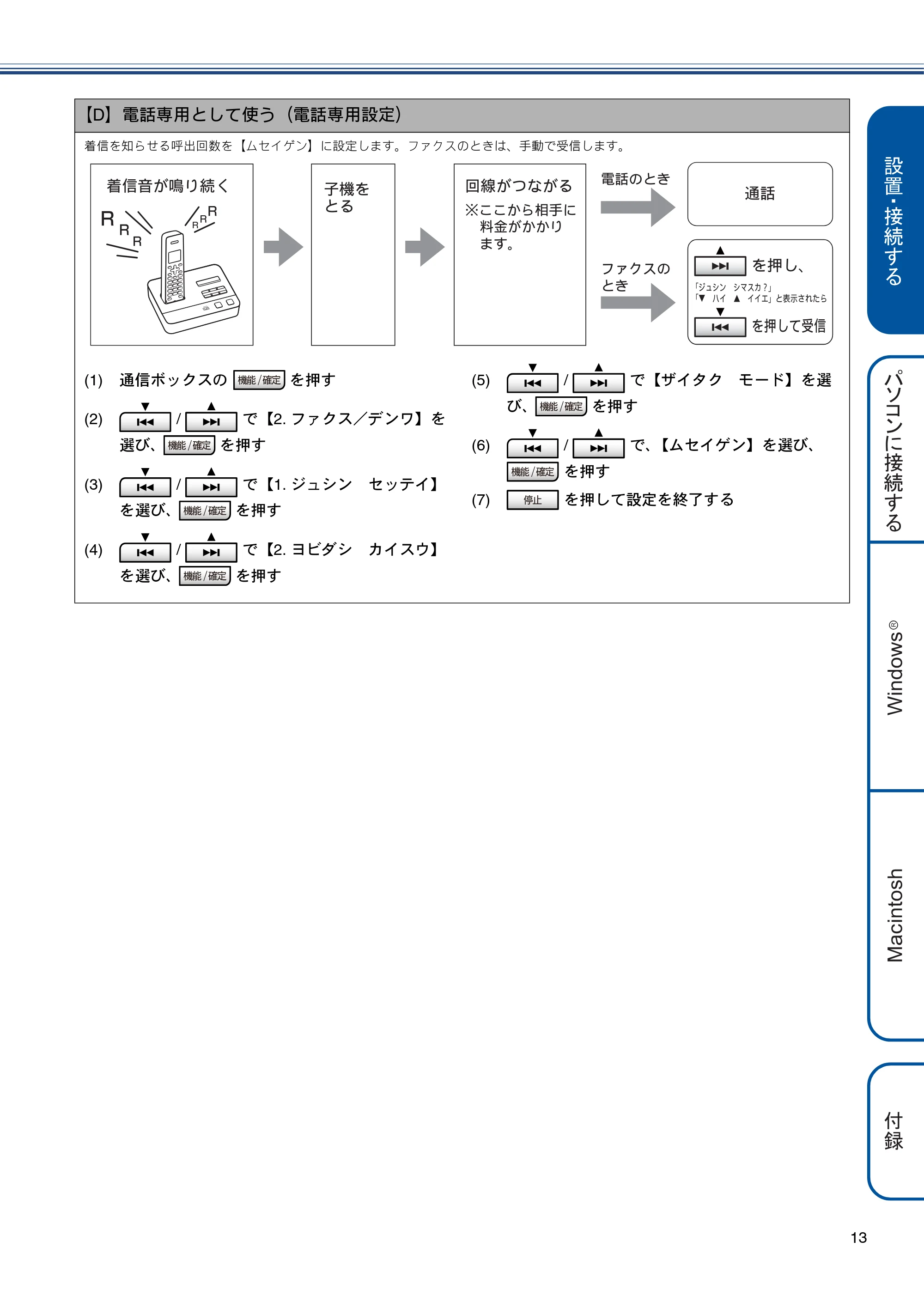 ブラザー MFC-J805D / MFC-J805DW かんたん設置ガイド — 原本ページ — 15ページ