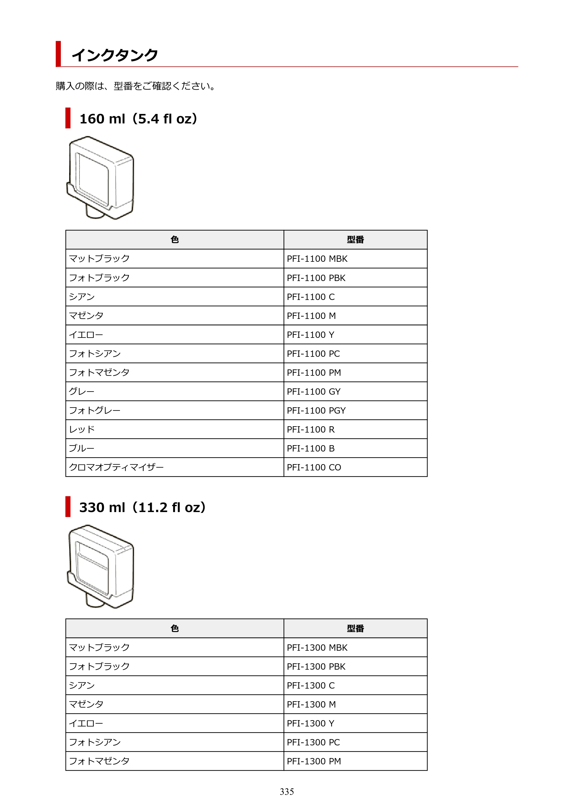 キヤノン PRO-6100 PRO-6100 （PDF） 電子マニュアル（Mac版）2023年1月26日更新（PDF：16.0MB） — インクタンク — 原本ページ — 335ページ
