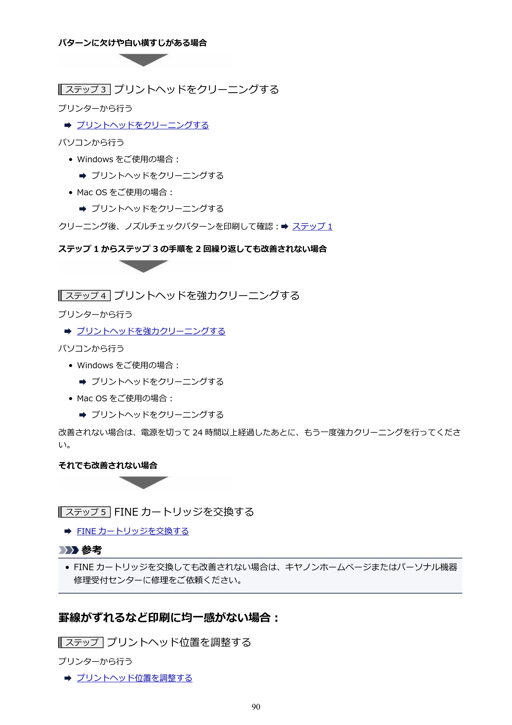 キヤノン PIXUS TS5130S/PIXUS TS5130 PIXUS TS5130 (PDF) オンラインマニュアル - 取扱説明書 - (Windows) 2026年5月21日更新 (PDF:6.0MB) — 原本ページ — 90ページ