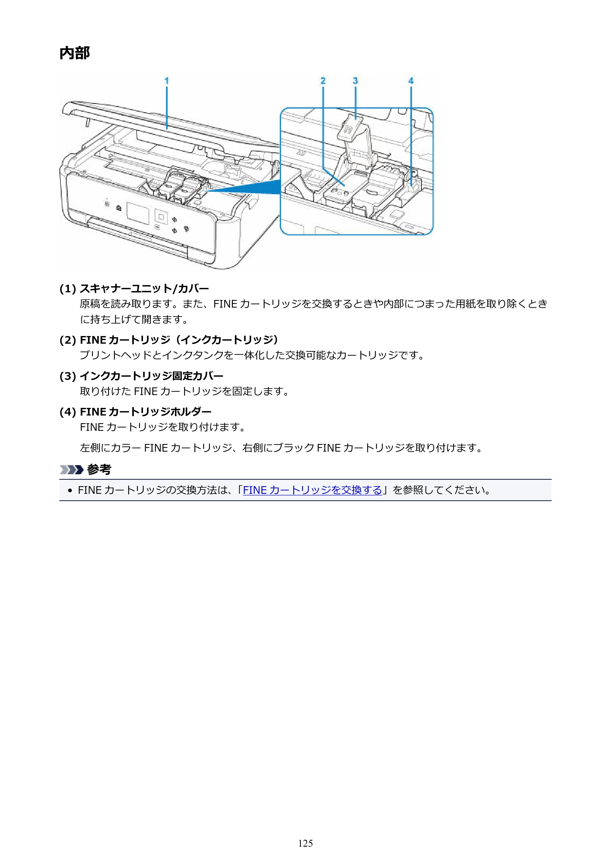 キヤノン PIXUS TS5130S/PIXUS TS5130 PIXUS TS5130 （PDF） オンラインマニュアル - 取扱説明書 - （Windows） 2026年5月21日更新 （PDF：6.0MB） — 内部 — 原本ページ — 125ページ