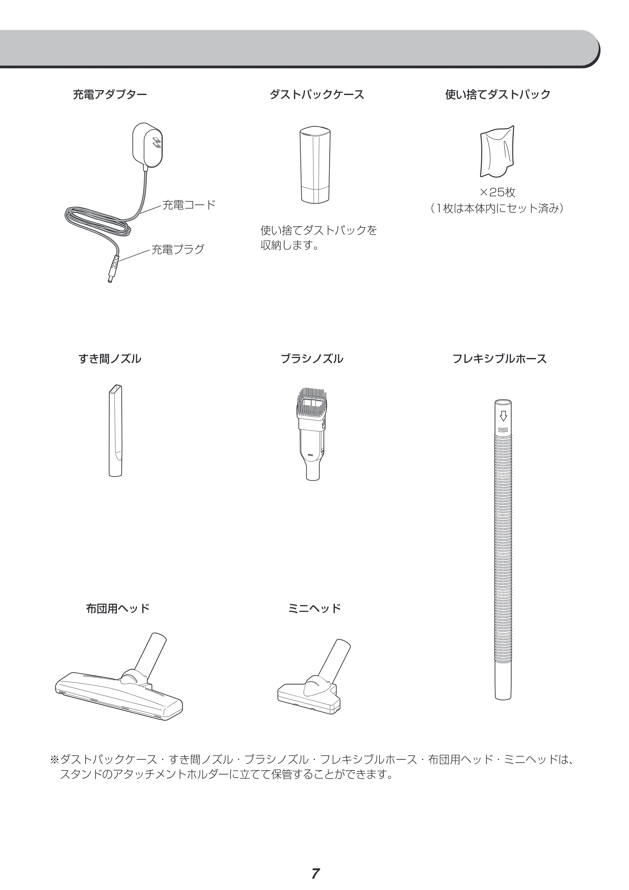 アイリスオーヤマ SBD-E4PC 取扱説明書 — 原本ページ — 7ページ