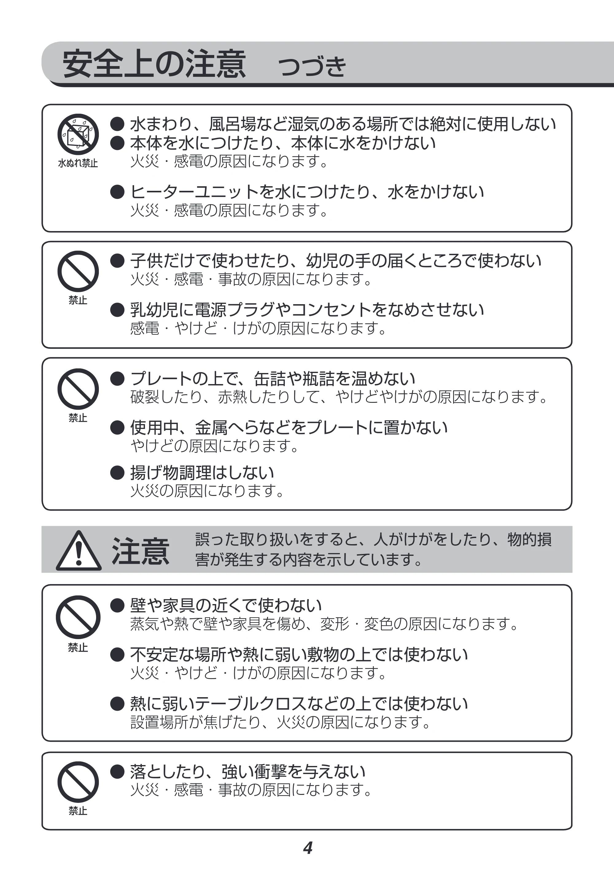 アイリスオーヤマ APA-135 取扱説明書 — 原本ページ — 4ページ