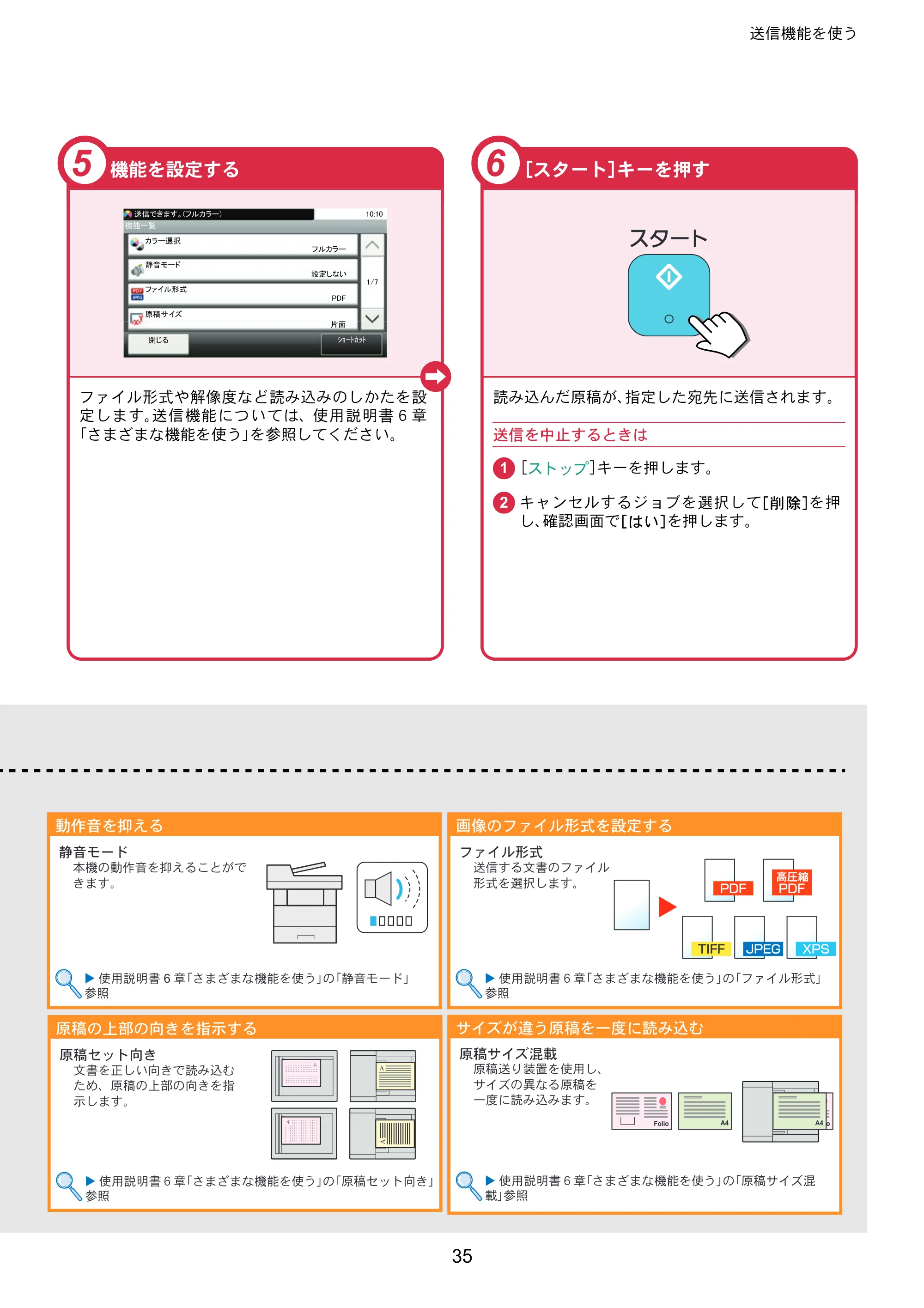 京セラ ECOSYS M6535cidn ECOSYS M6535cidn クイックガイド — 原本ページ — 35ページ