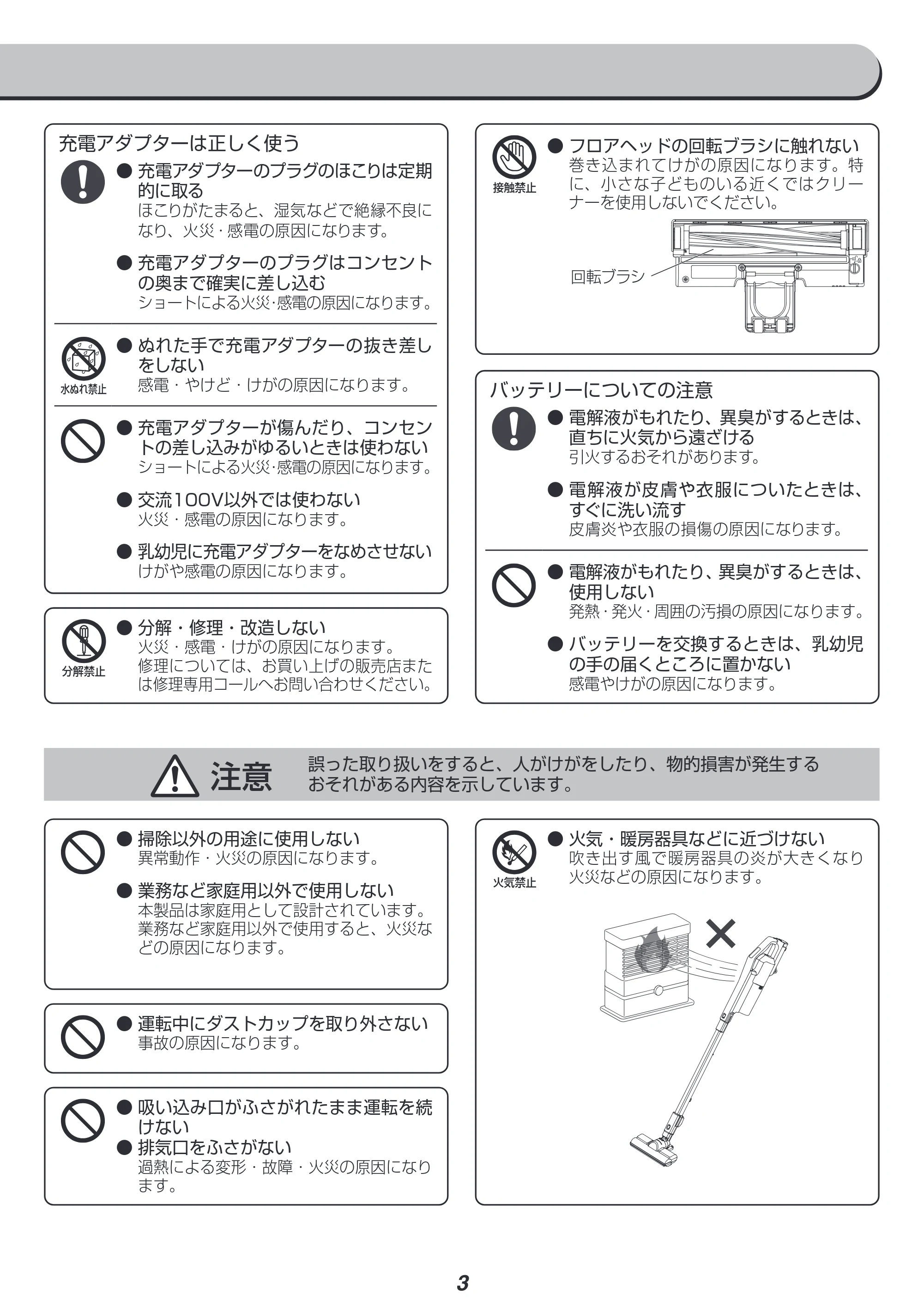 アイリスオーヤマ SCD-181P 取扱説明書 — 原本ページ — 3ページ