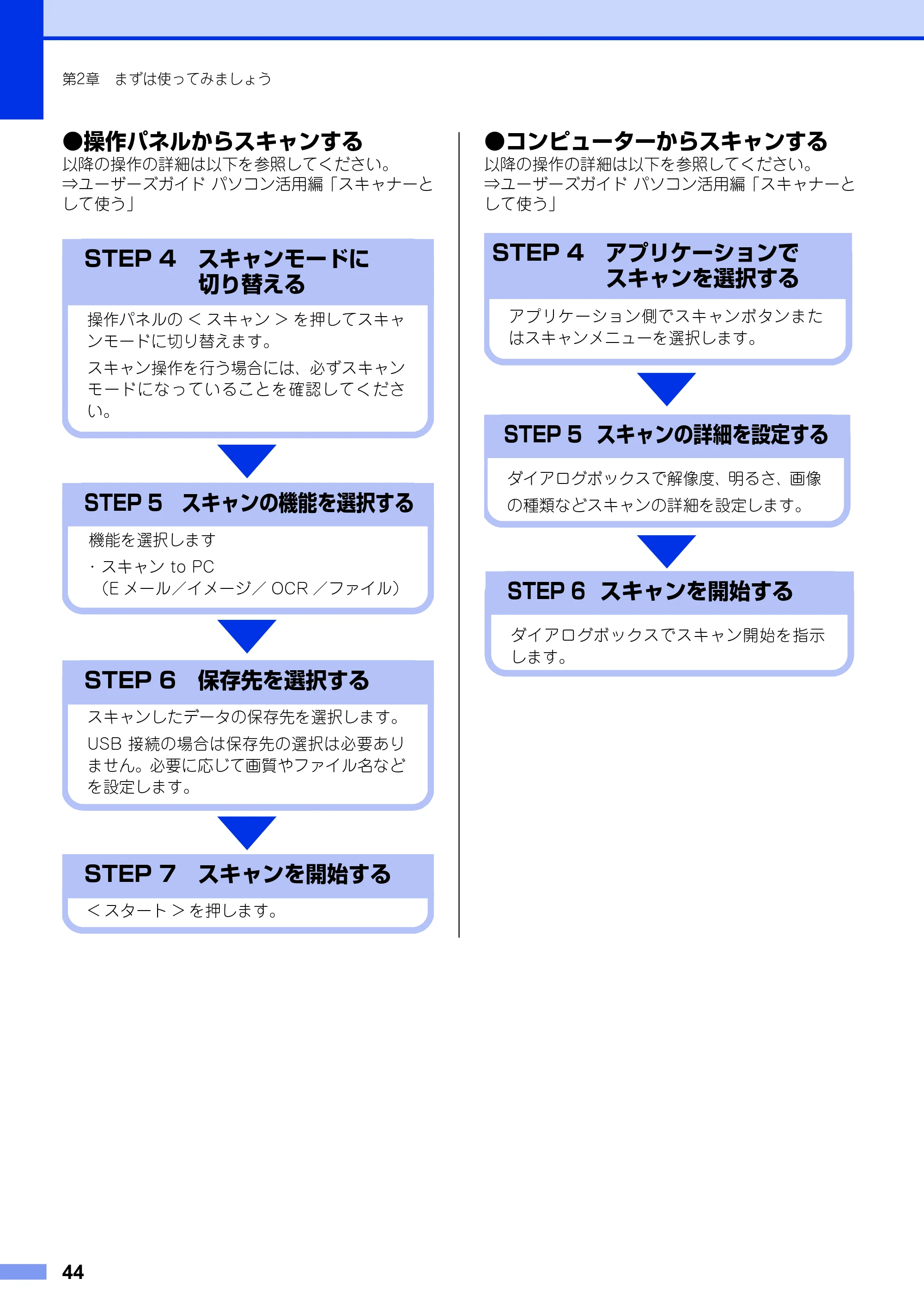 ブラザー DCP-7060D / DCP-7065DN ユーザーズガイド ～基本編～ — 原本ページ — 44ページ