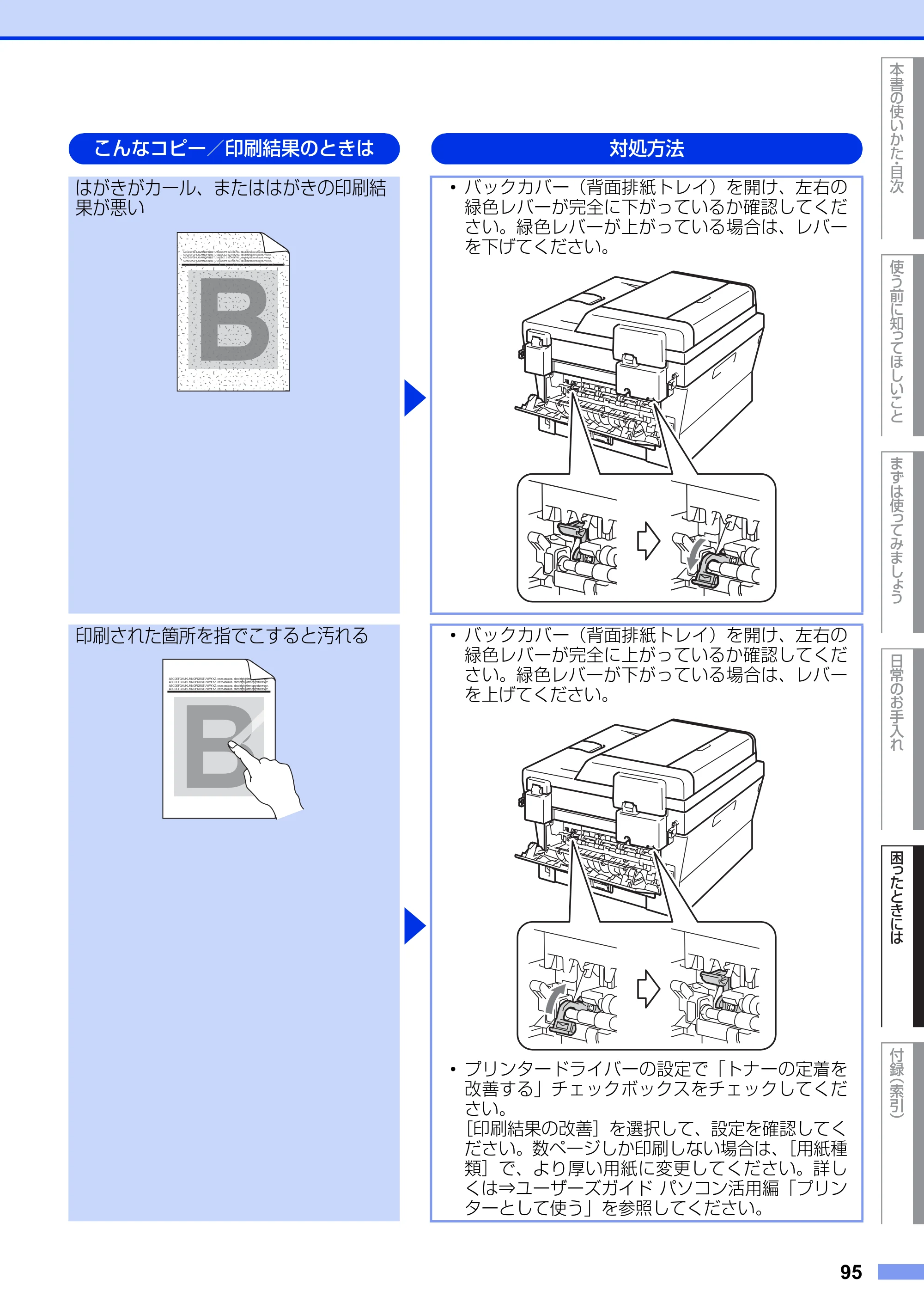 ブラザー DCP-7060D / DCP-7065DN ユーザーズガイド ～基本編～ — 原本ページ — 95ページ