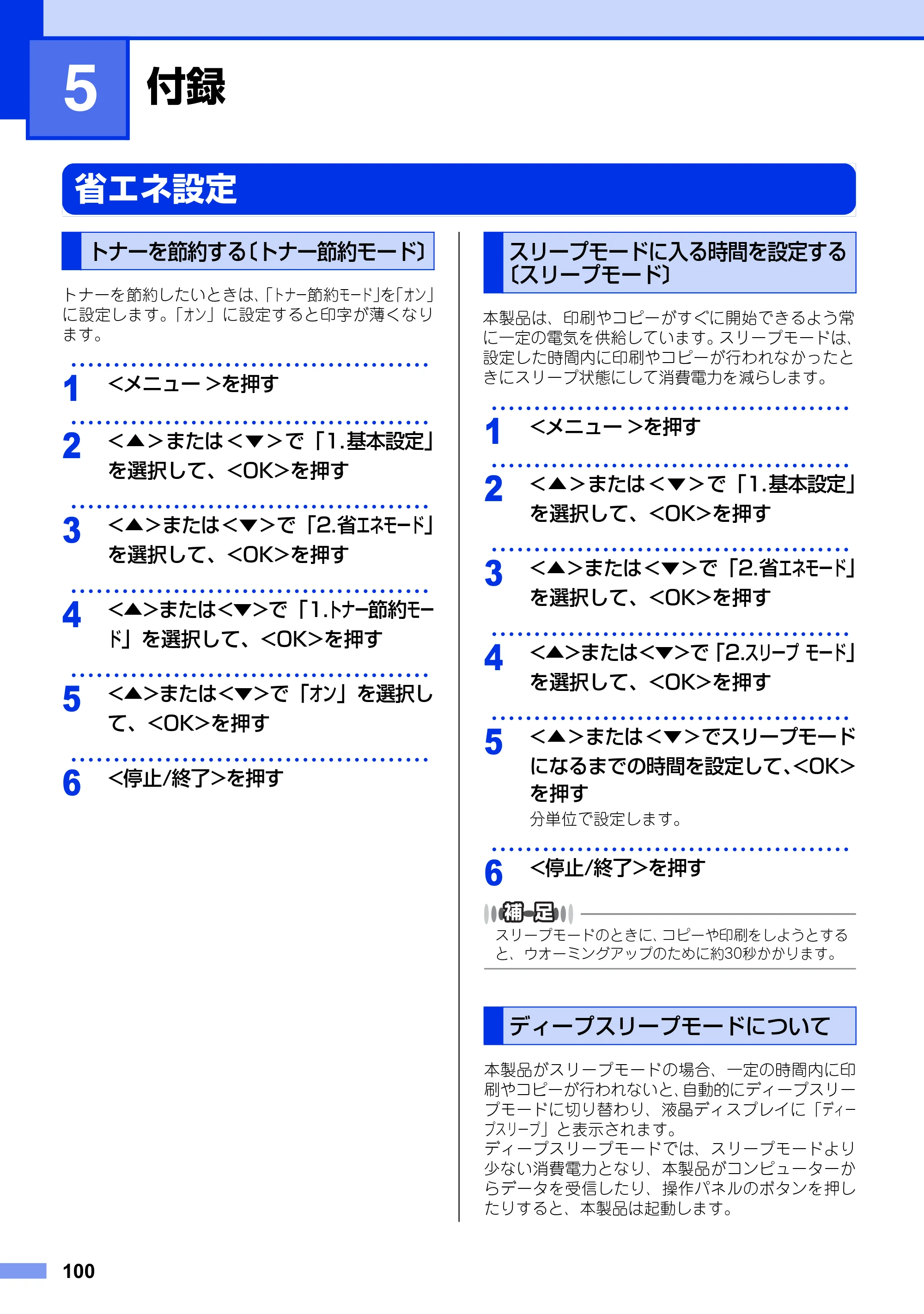ブラザー DCP-7060D / DCP-7065DN ユーザーズガイド ～基本編～ — 第5章 付録 — 原本ページ — 100ページ