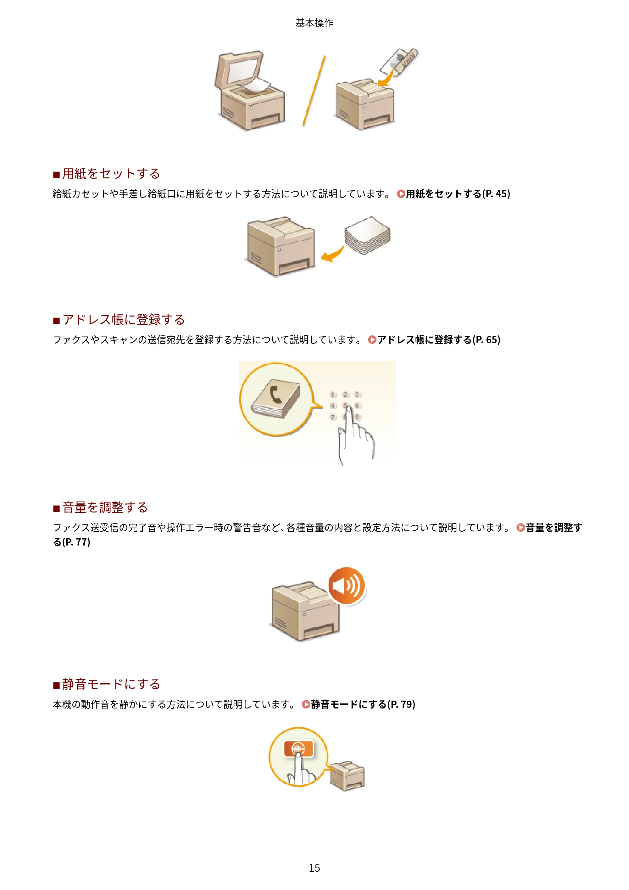 キヤノン MF249dw/MF245dw/MF236n ユーザーズガイド 2021年9月9日掲載(PDF:7.68MB) — 原本ページ — 23ページ
