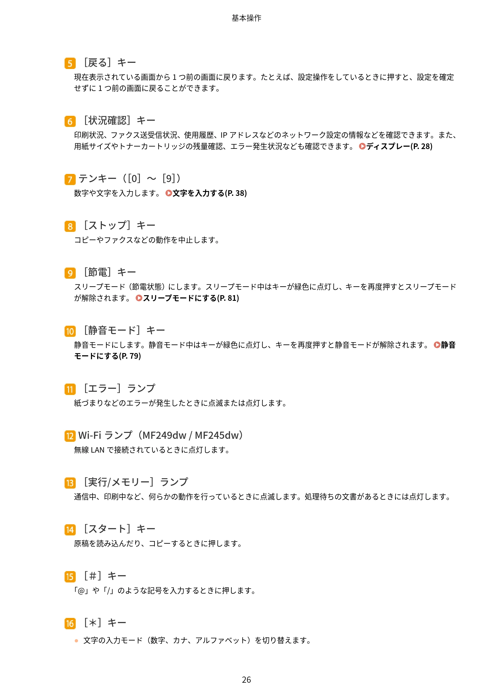 キヤノン MF249dw/MF245dw/MF236n ユーザーズガイド 2021年9月9日掲載（PDF：7.68MB） — 原本ページ — 34ページ