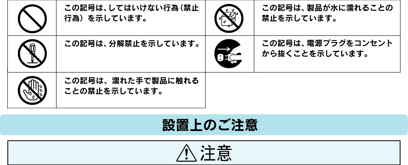 エプソン CC-550L スタートアップガイド — 安全にお使いいただくために — 図版 3-1 — 3ページ