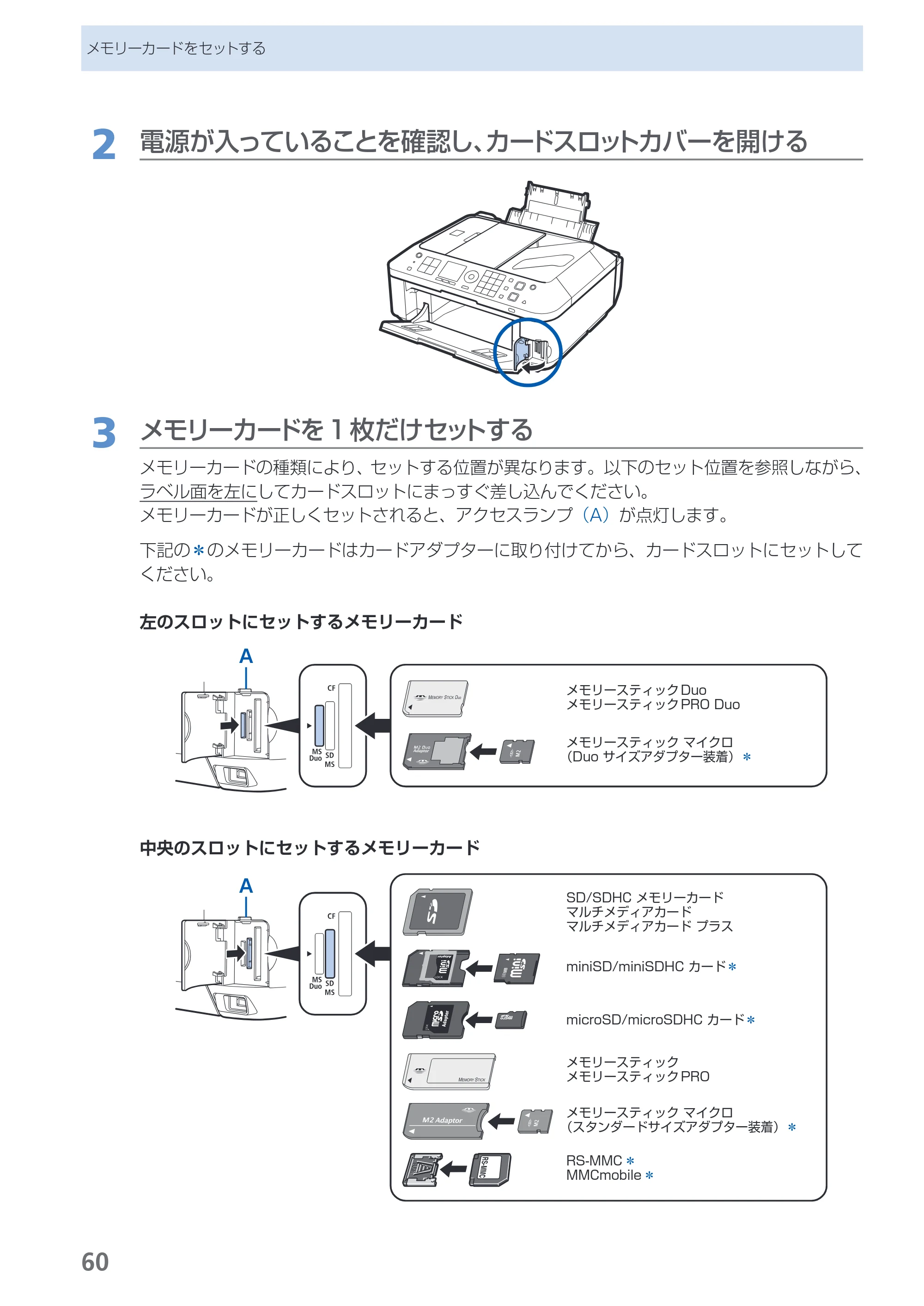 キヤノン PIXUS MX420 らくらく操作ガイド (PDF形式/23.93Mバイト) — 原本ページ — 62ページ
