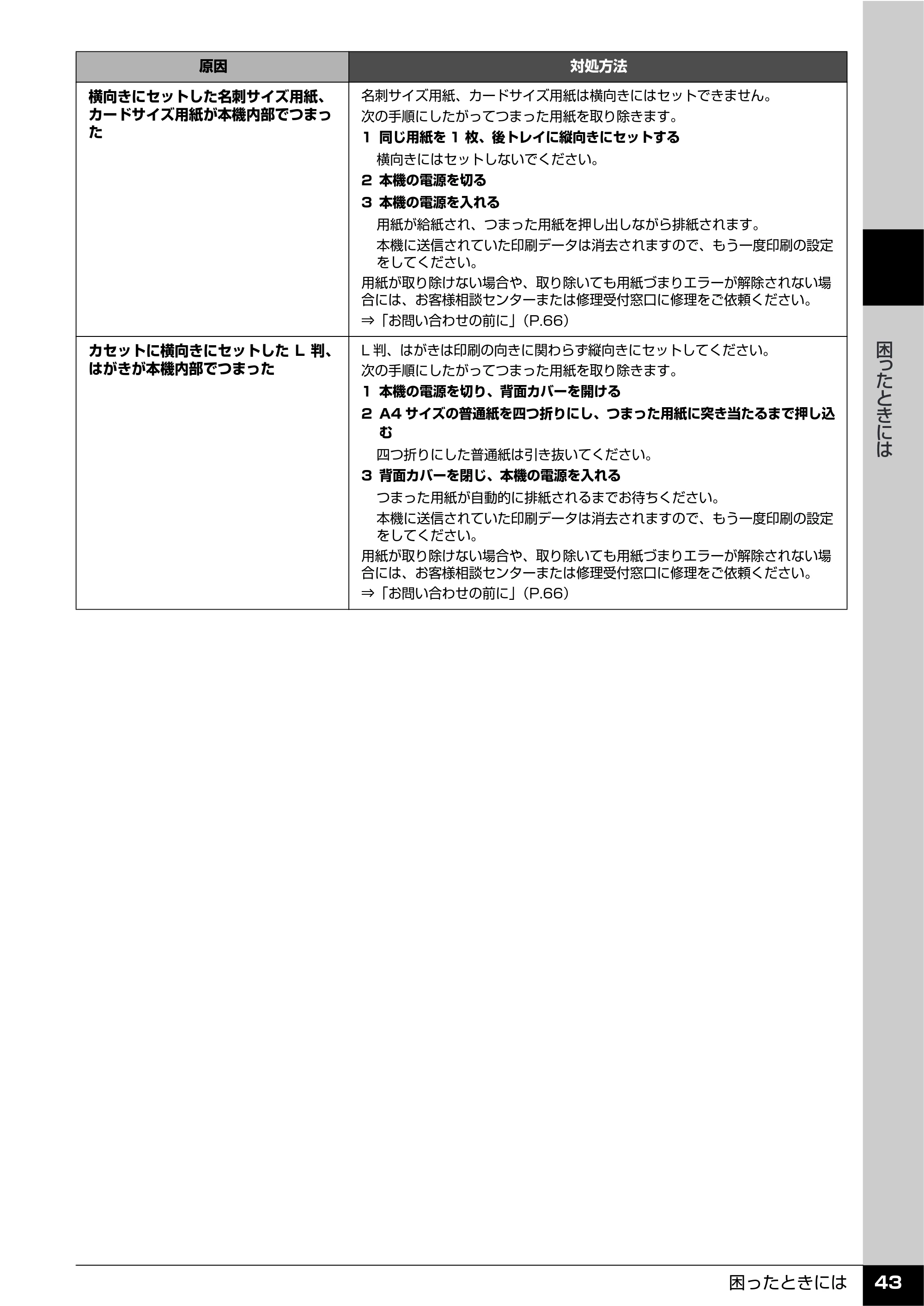 キヤノン PIXUS MX850 操作ガイド (お手入れ・困ったときには編) (PDF形式/8.77Mバイト) — 原本ページ — 44ページ