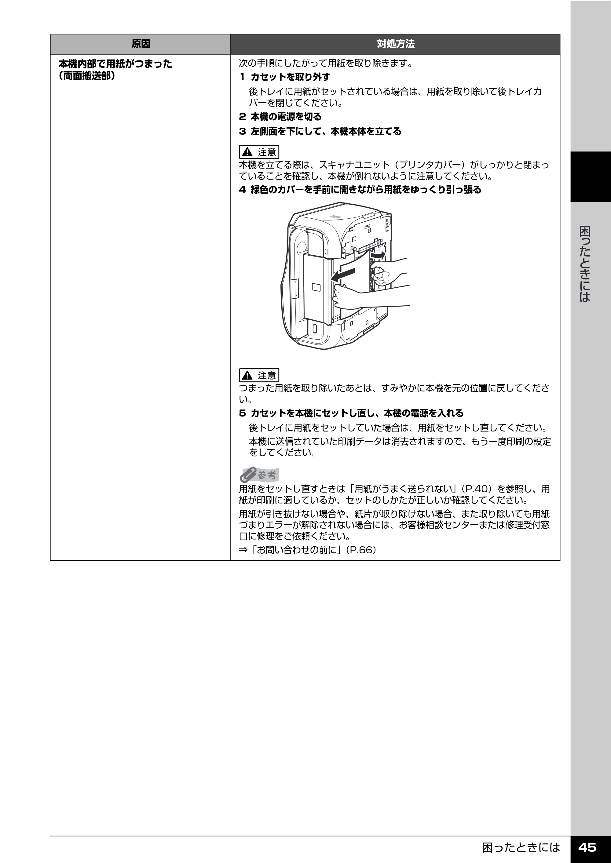 キヤノン PIXUS MX850 操作ガイド (お手入れ・困ったときには編) (PDF形式/8.77Mバイト) — 原本ページ — 46ページ