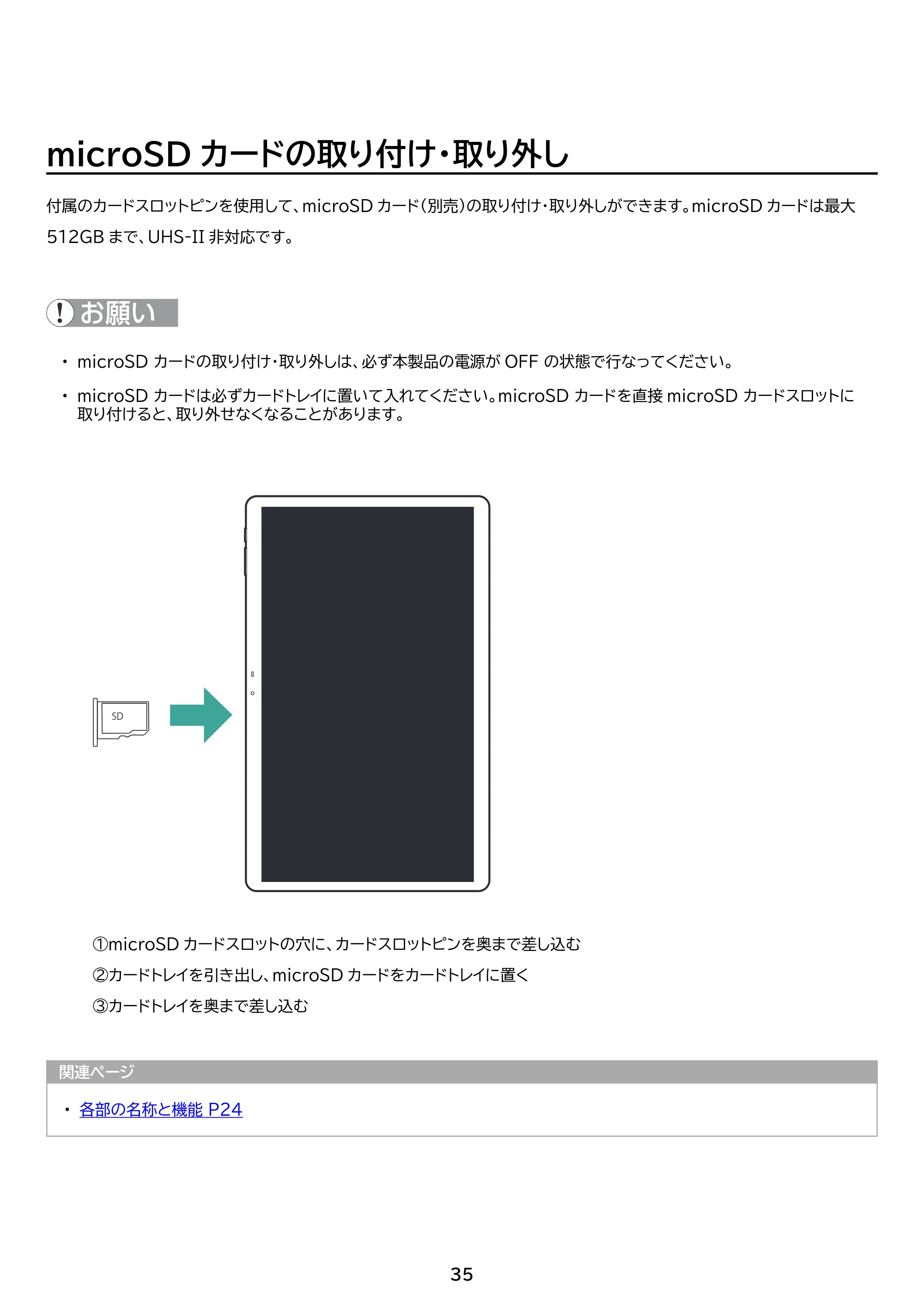 アイリスオーヤマ TM152M4N1-B 取扱説明書 — 原本ページ — 35ページ