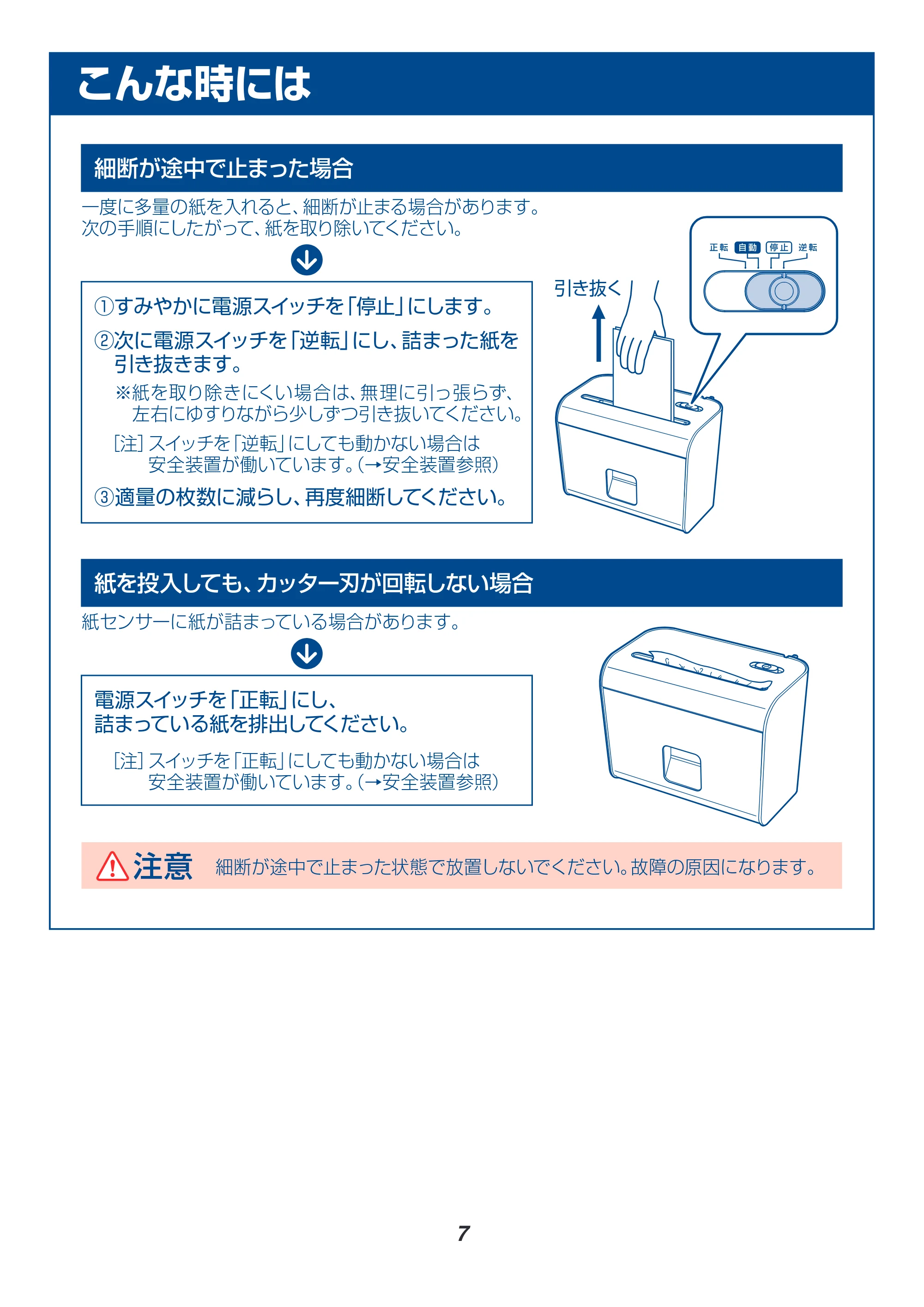 アイリスオーヤマ HS4SC 取扱説明書 — 原本ページ — 7ページ