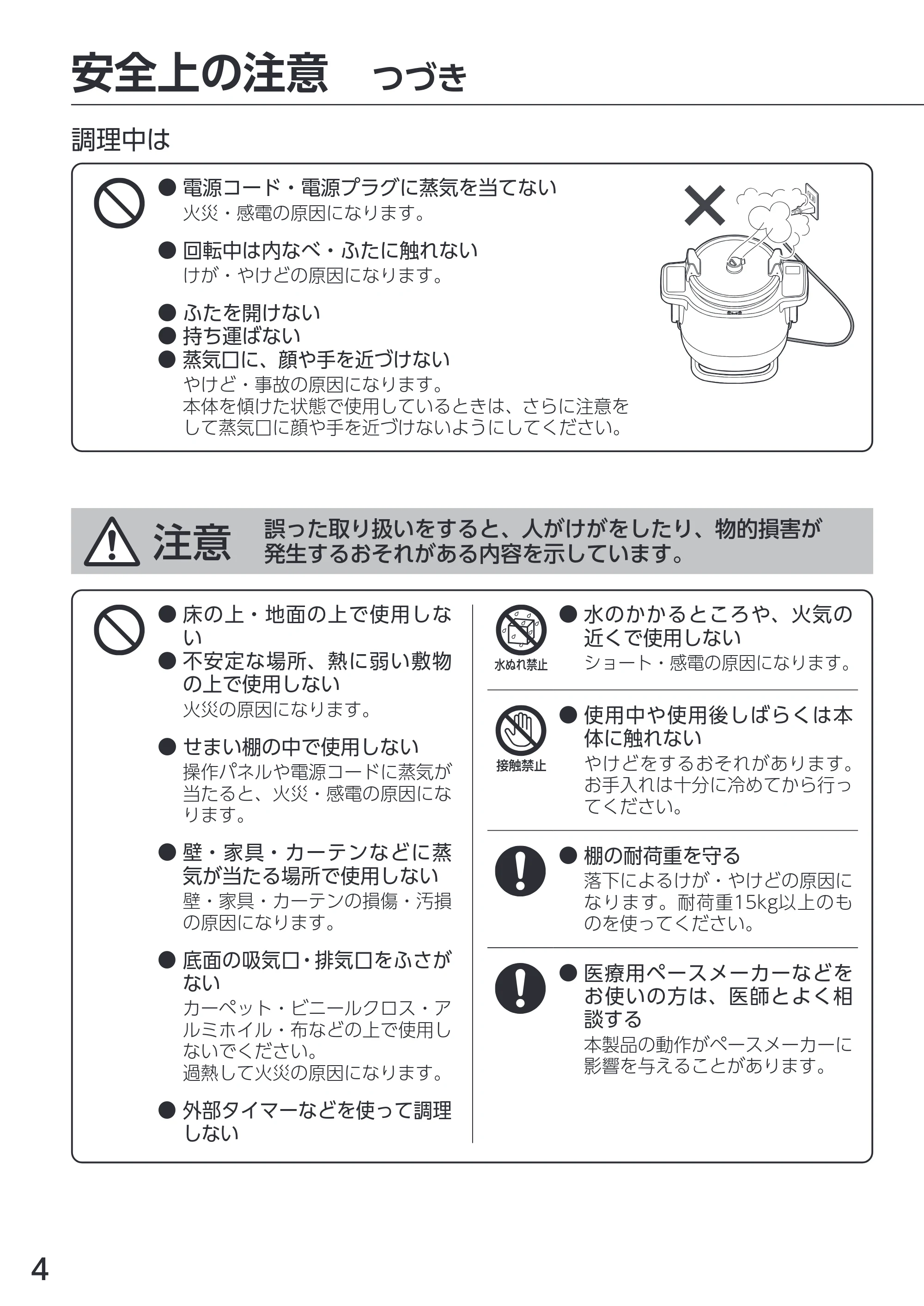 アイリスオーヤマ KDAC-IA2 取扱説明書 — 原本ページ — 4ページ
