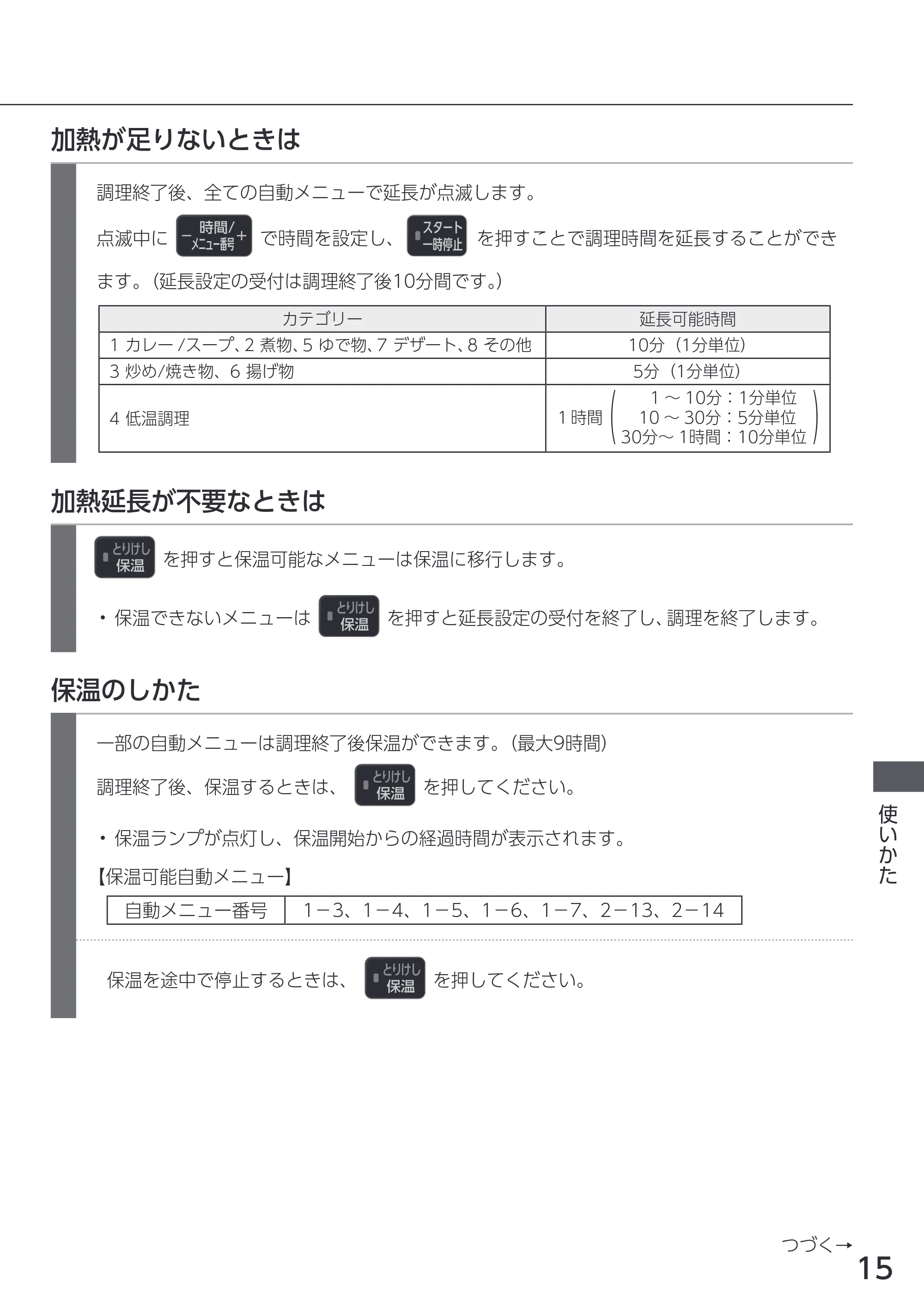 アイリスオーヤマ KDAC-IA2 取扱説明書 — 原本ページ — 15ページ