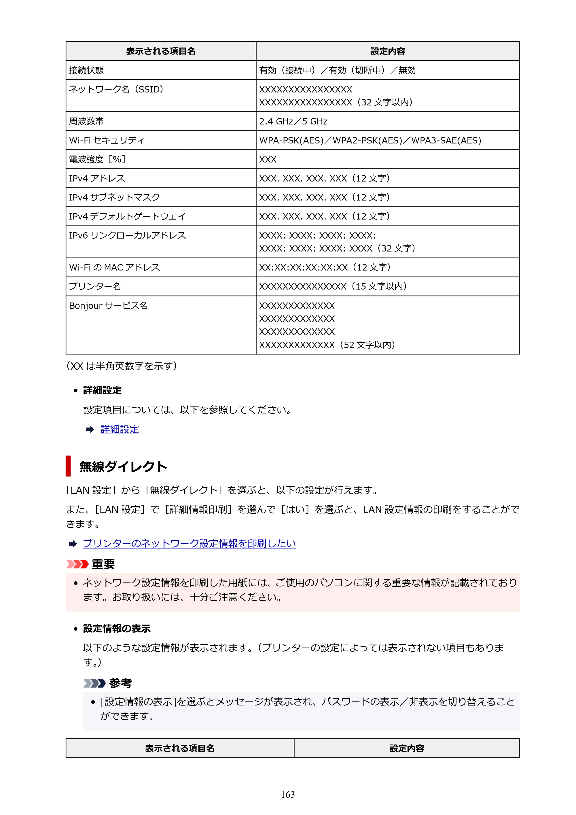キヤノン TR163 TR163 （PDF） オンラインマニュアル 取扱説明書 2026年5月21日掲載（PDF：4.7MB） — 原本ページ — 163ページ