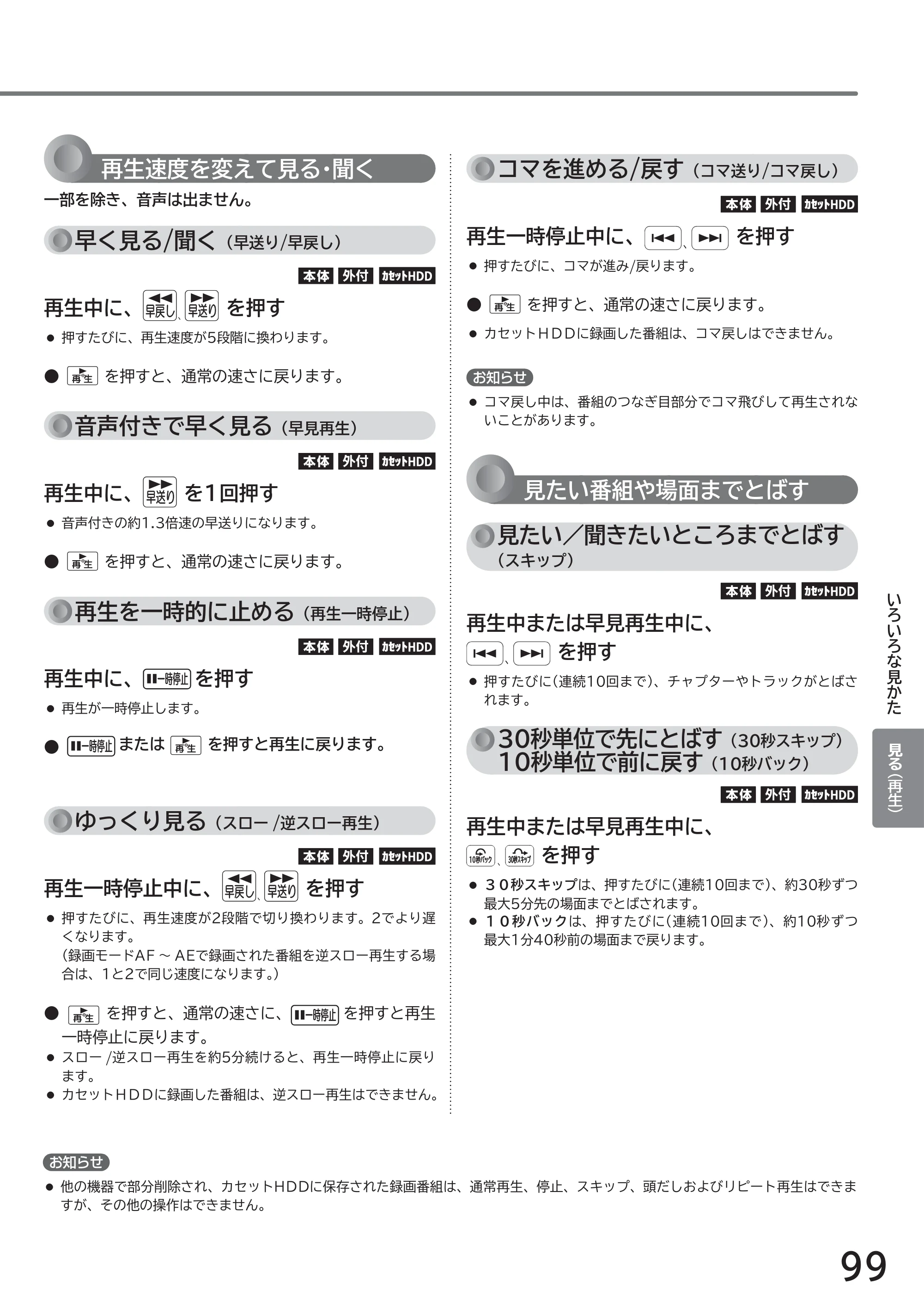 日立 L49-ZP3 / L55-ZP3 取扱説明書 — 原本ページ — 99ページ