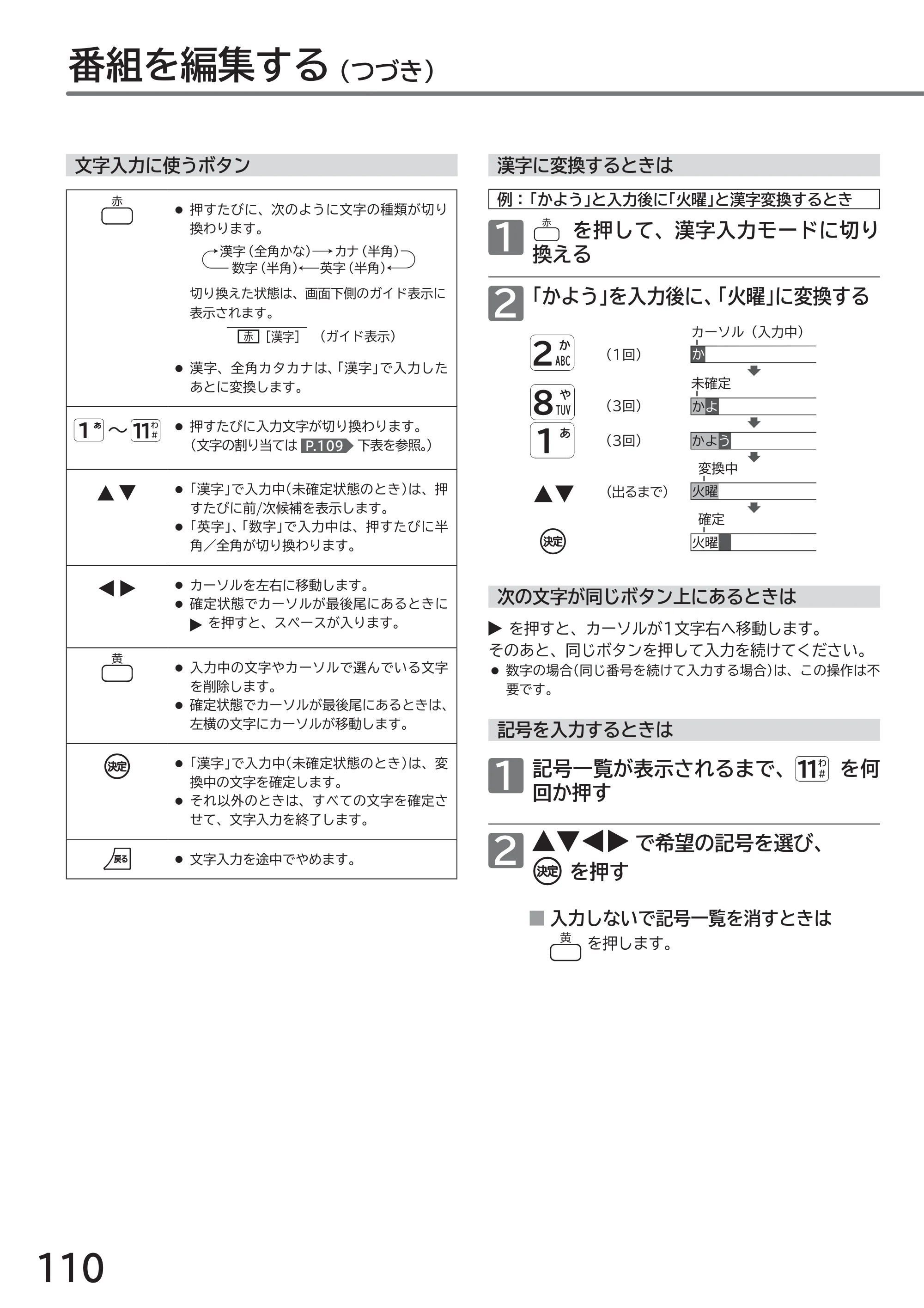 日立 L49-ZP3 / L55-ZP3 取扱説明書 — 原本ページ — 110ページ