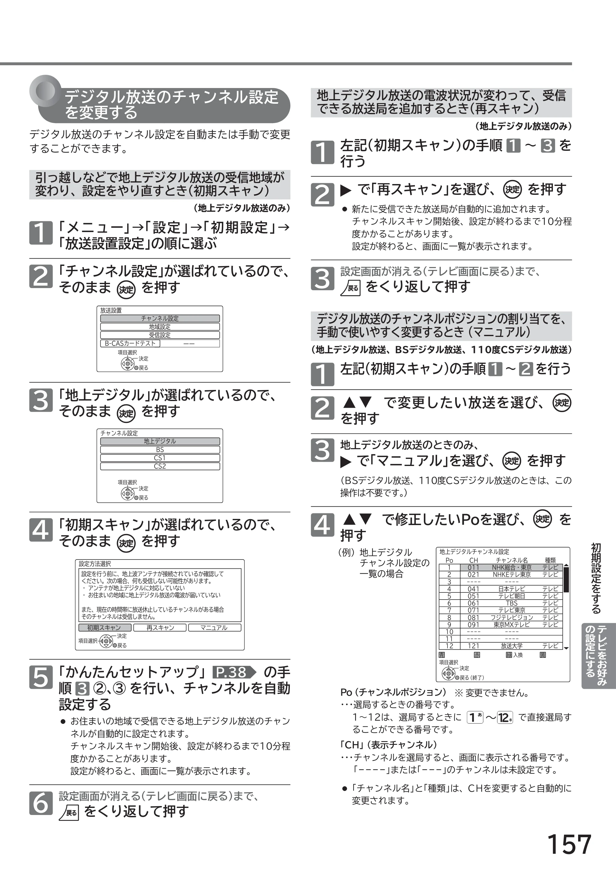 日立 L49-ZP3 / L55-ZP3 取扱説明書 — 原本ページ — 157ページ