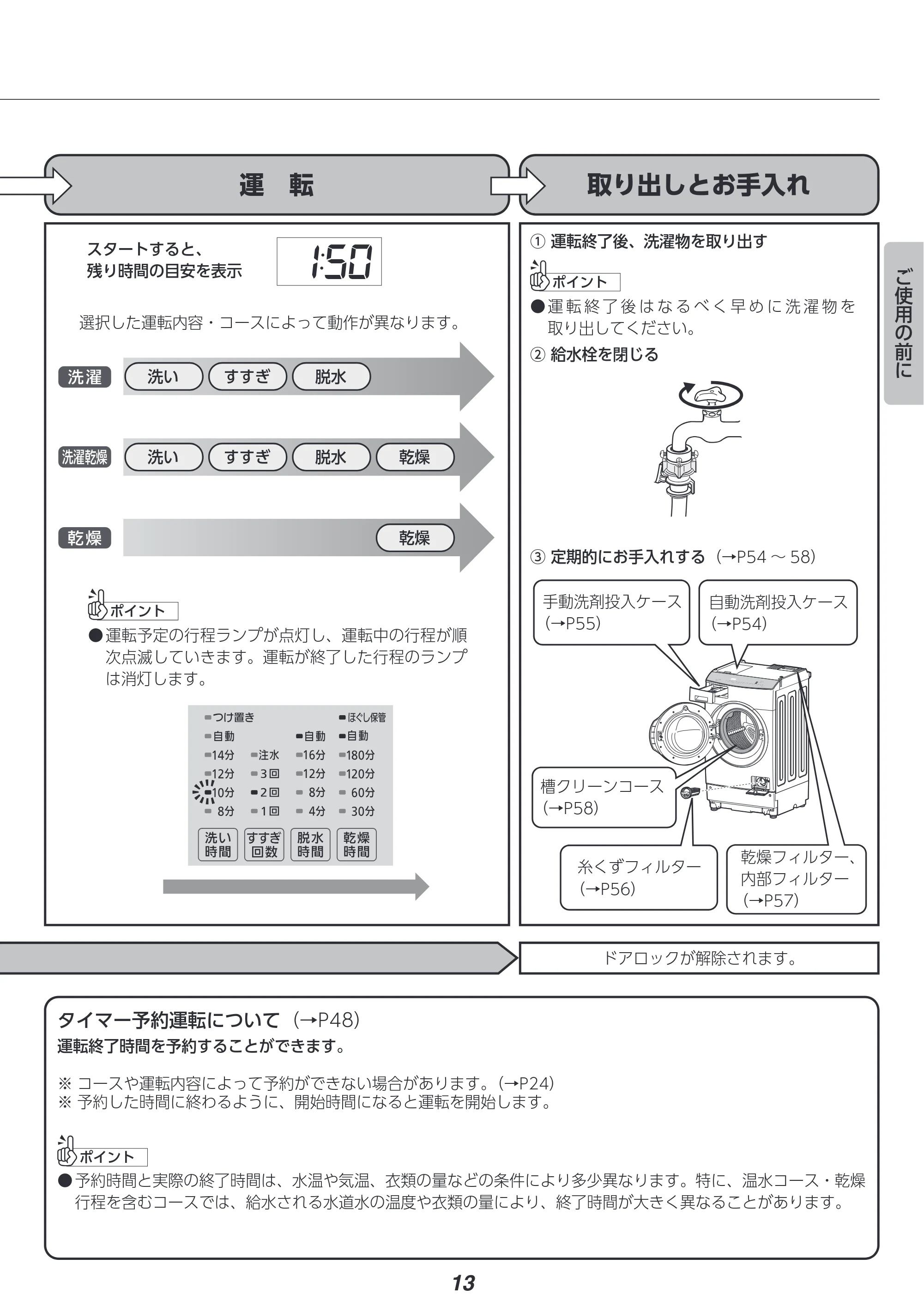 アイリスオーヤマ FLK842Z-W 取扱説明書 — 原本ページ — 13ページ