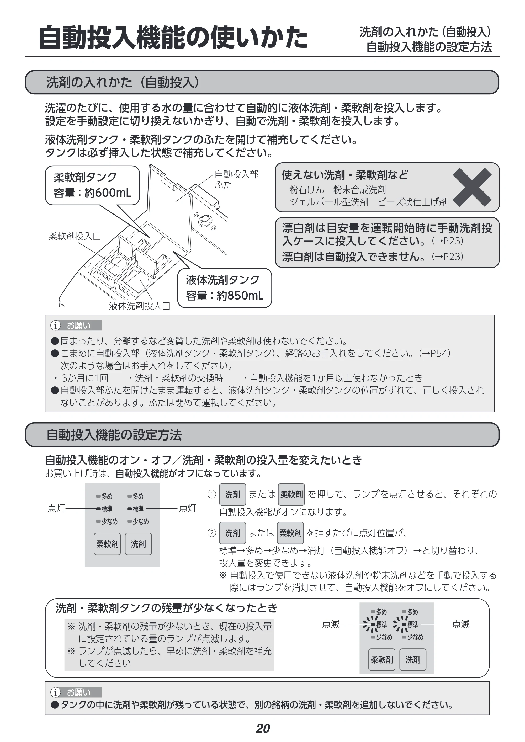 アイリスオーヤマ FLK842Z-W 取扱説明書 — 原本ページ — 20ページ