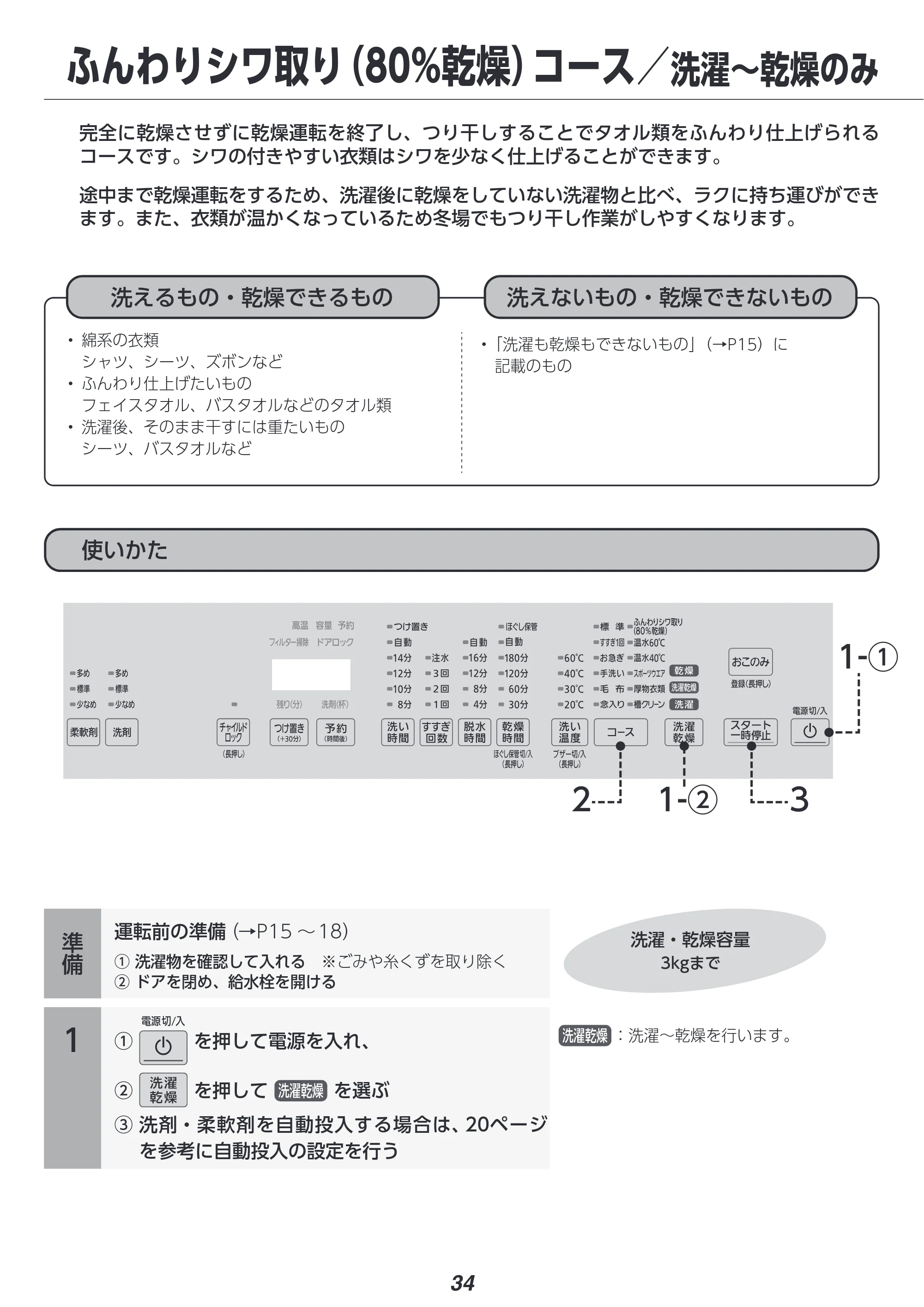 アイリスオーヤマ FLK842Z-W 取扱説明書 — 原本ページ — 34ページ
