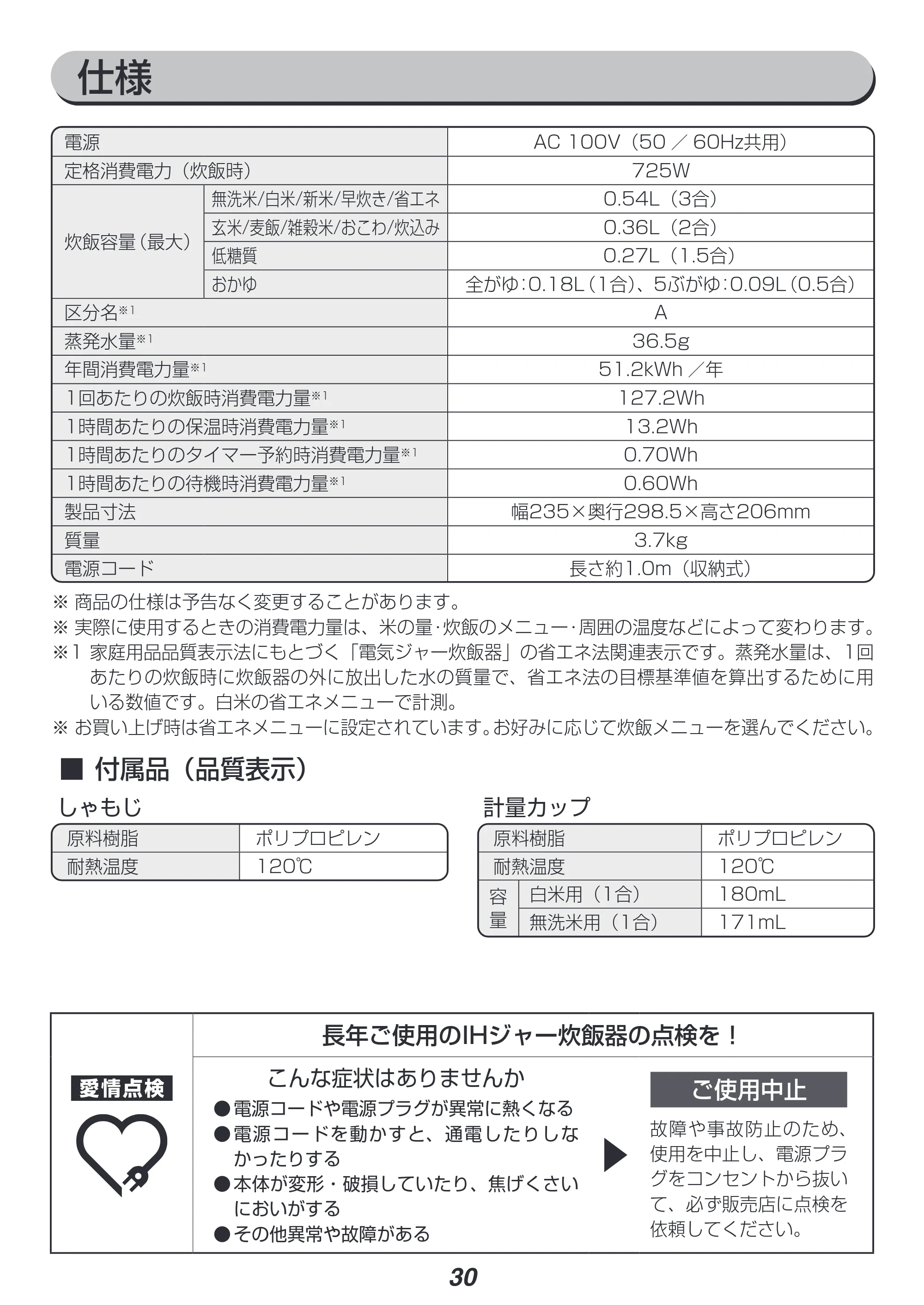 アイリスオーヤマ BLRC-IK30 取扱説明書 — 原本ページ — 30ページ