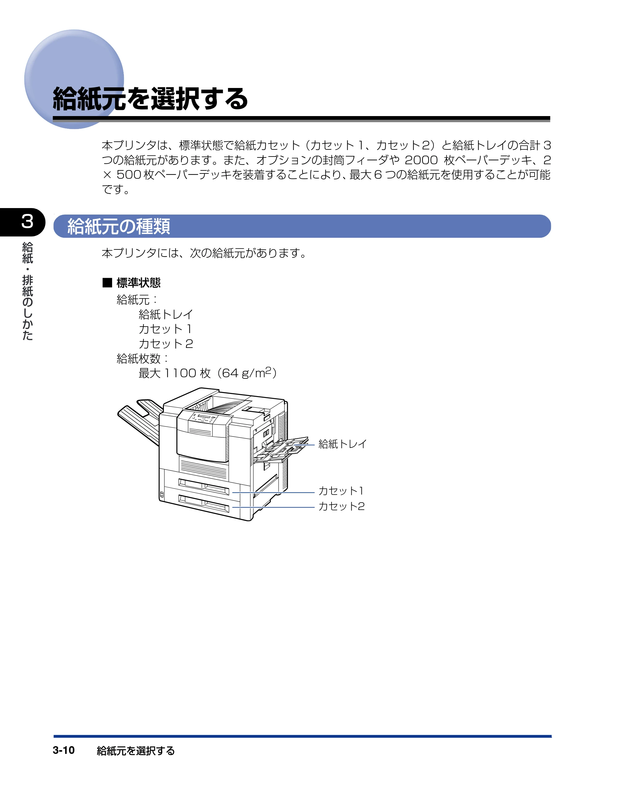 キヤノン LBP-1910 ユーザーズガイド 2006年5月25日更新 （PDF形式／5.78Mバイト） — 給紙元を選択する — 原本ページ — 83ページ