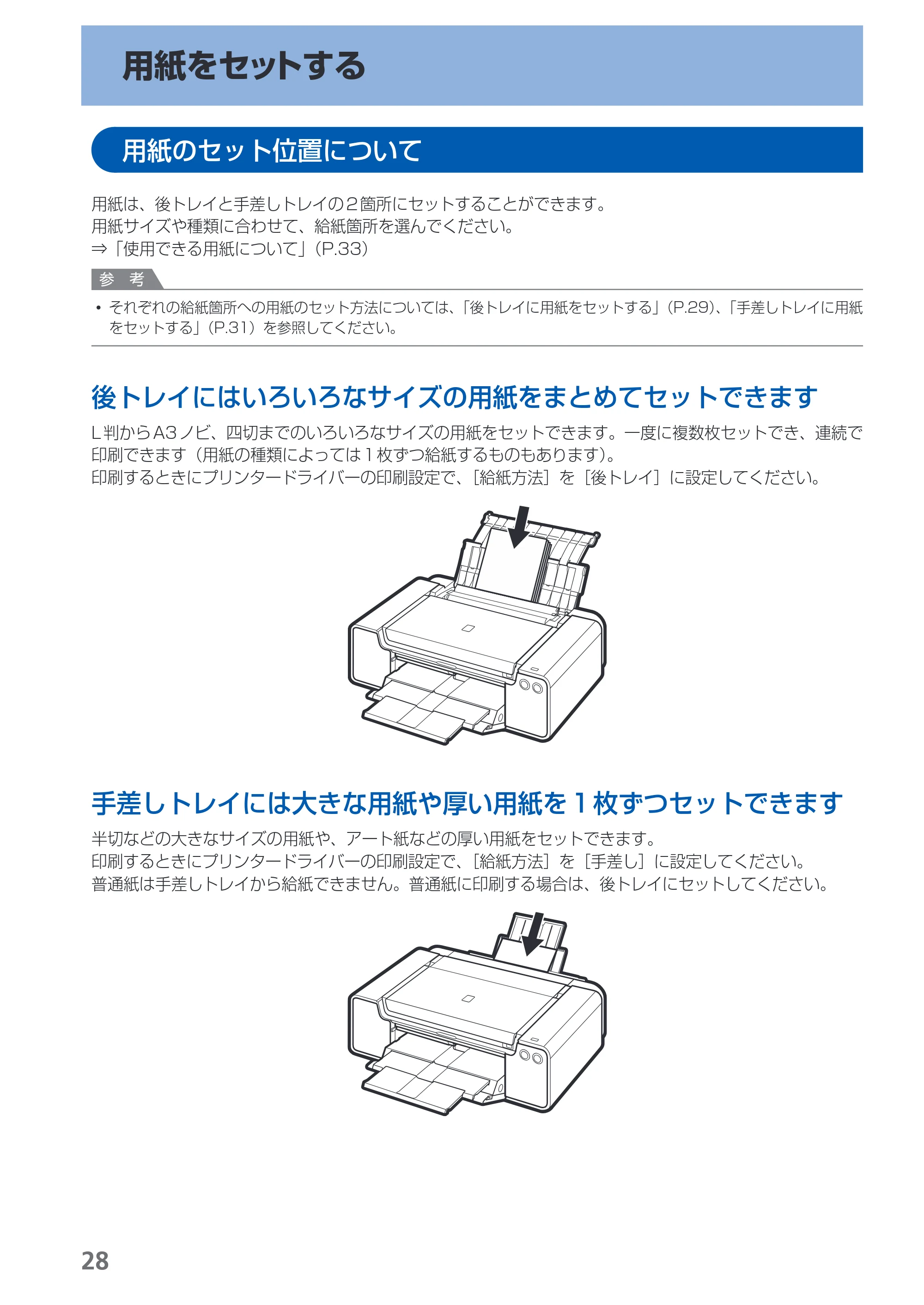 キヤノン PIXUS PRO-1 基本操作ガイド（PDF：11.7MB） — 用紙をセットする — 原本ページ — 30ページ