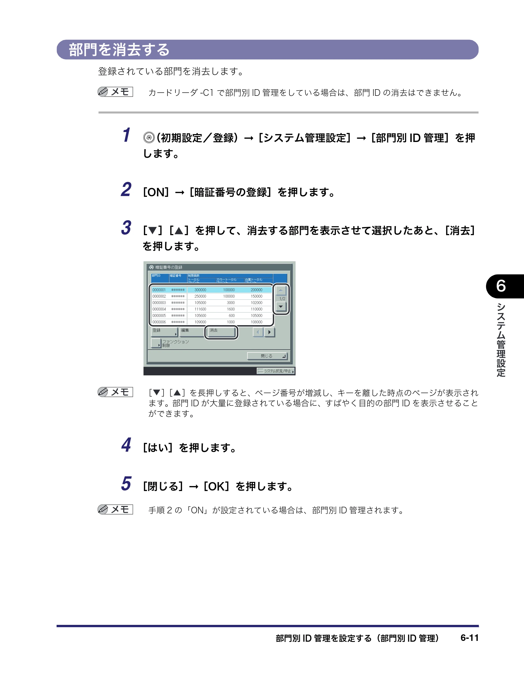 キヤノン iR C6880N/C5880N ユーザーズガイド （PDF形式／31.39Mバイト） — 原本ページ — 257ページ