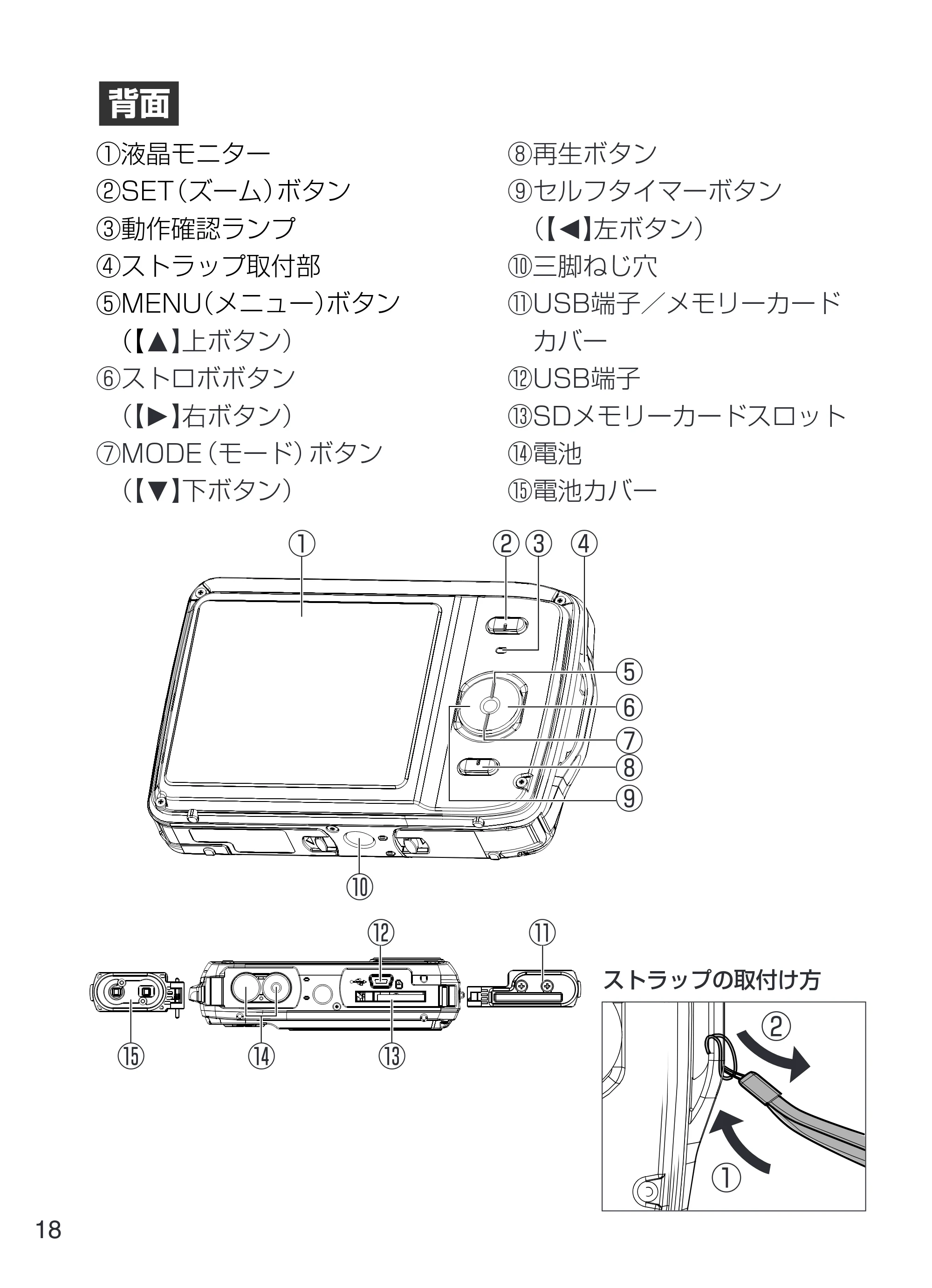 日立 HDC-W902 取扱説明書 — 原本ページ — 18ページ