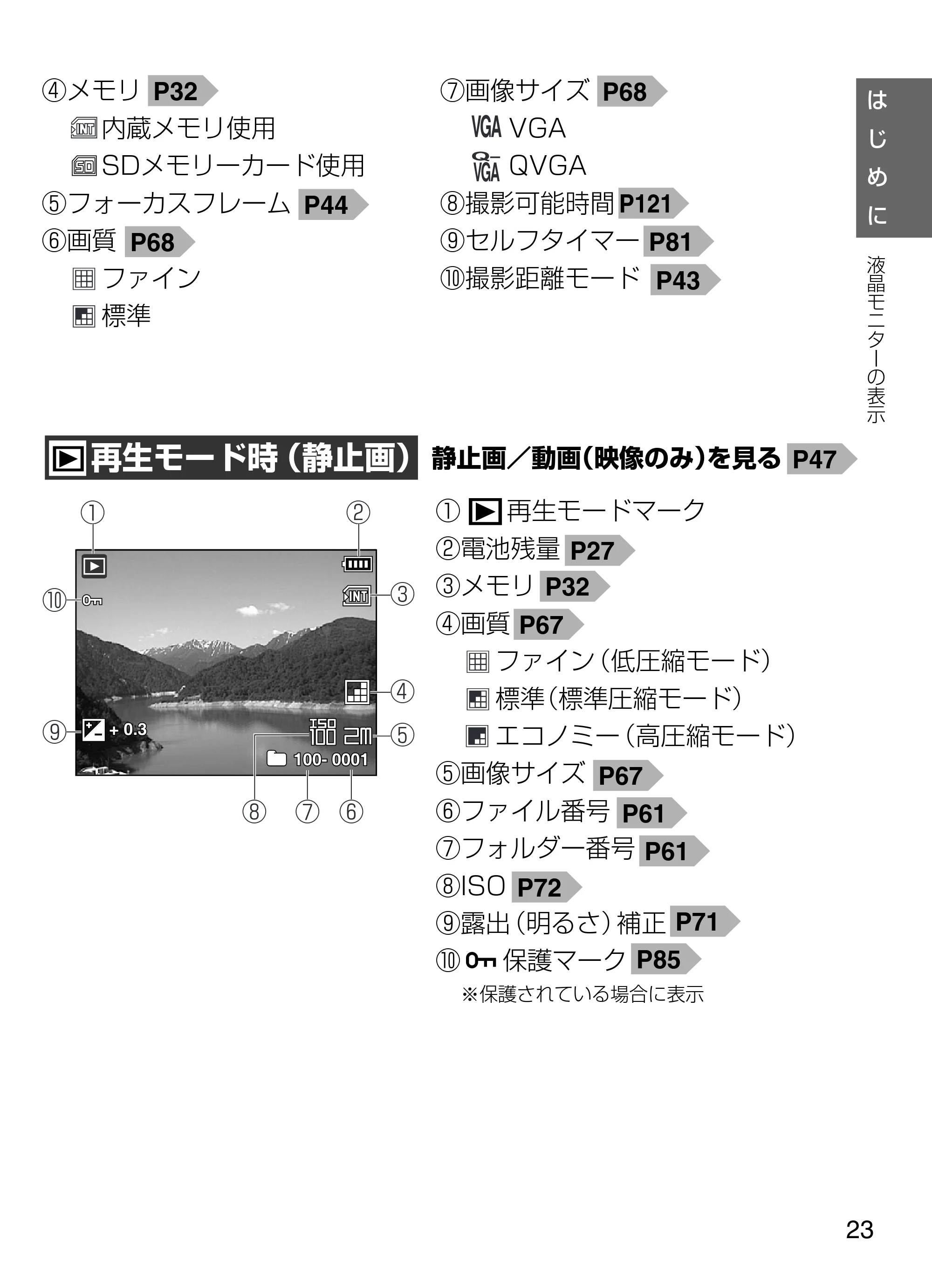 日立 HDC-W902 取扱説明書 — 原本ページ — 23ページ