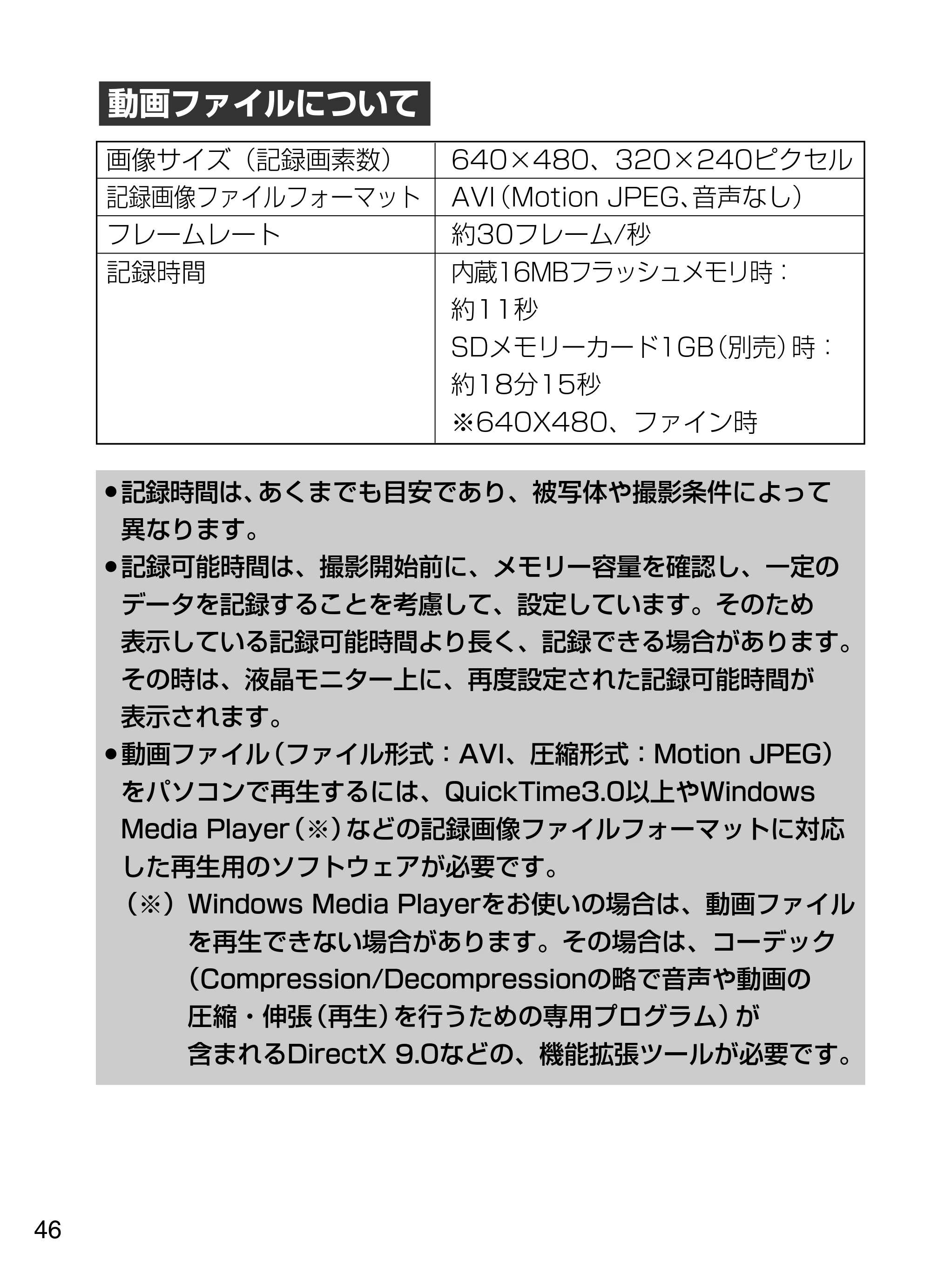日立 HDC-W902 取扱説明書 — 原本ページ — 46ページ