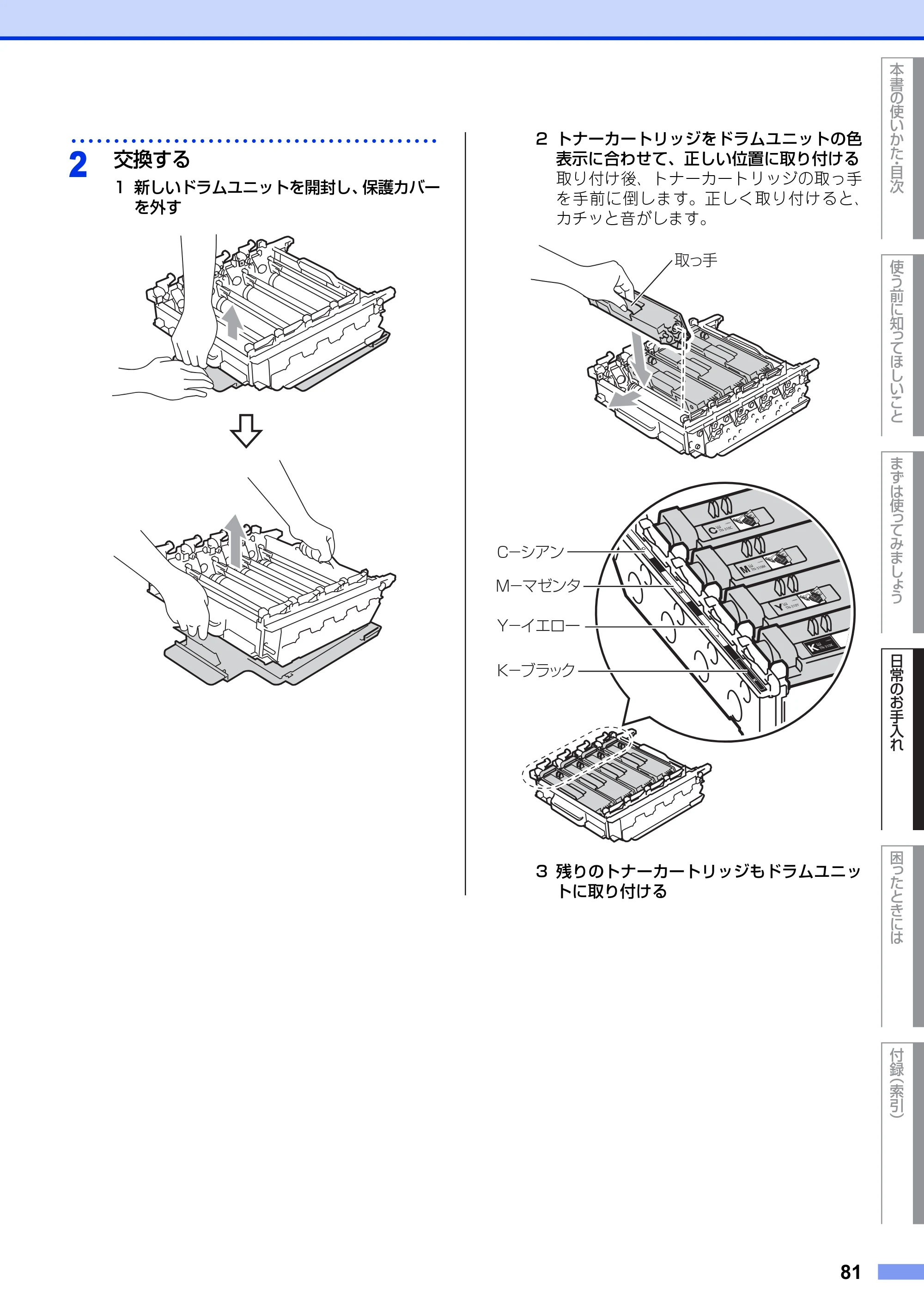 ブラザー MFC-9970CDW ユーザーズガイド ～基本編～ — 原本ページ — 81ページ