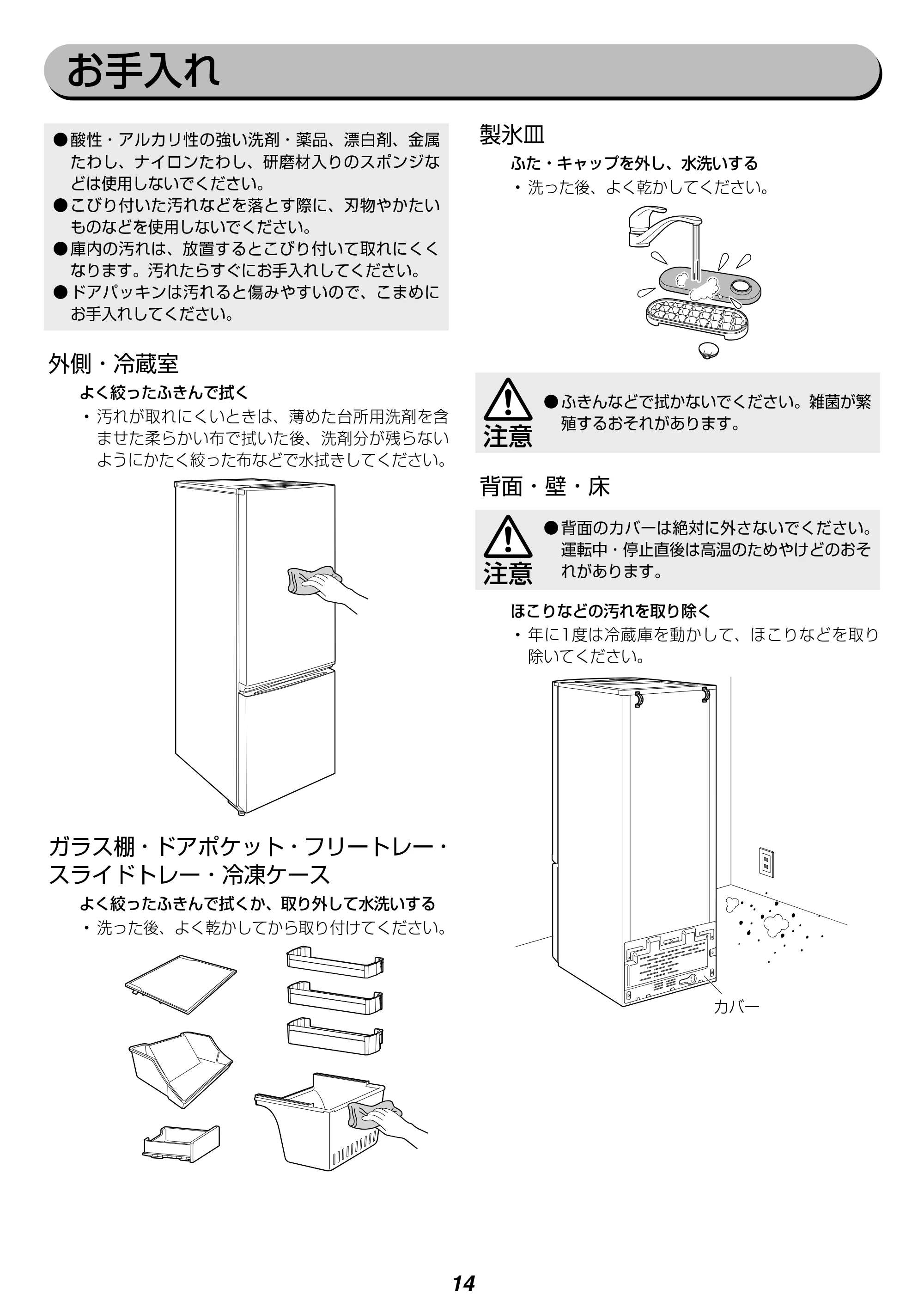 アイリスオーヤマ IRSN-17A 取扱説明書 — 原本ページ — 14ページ