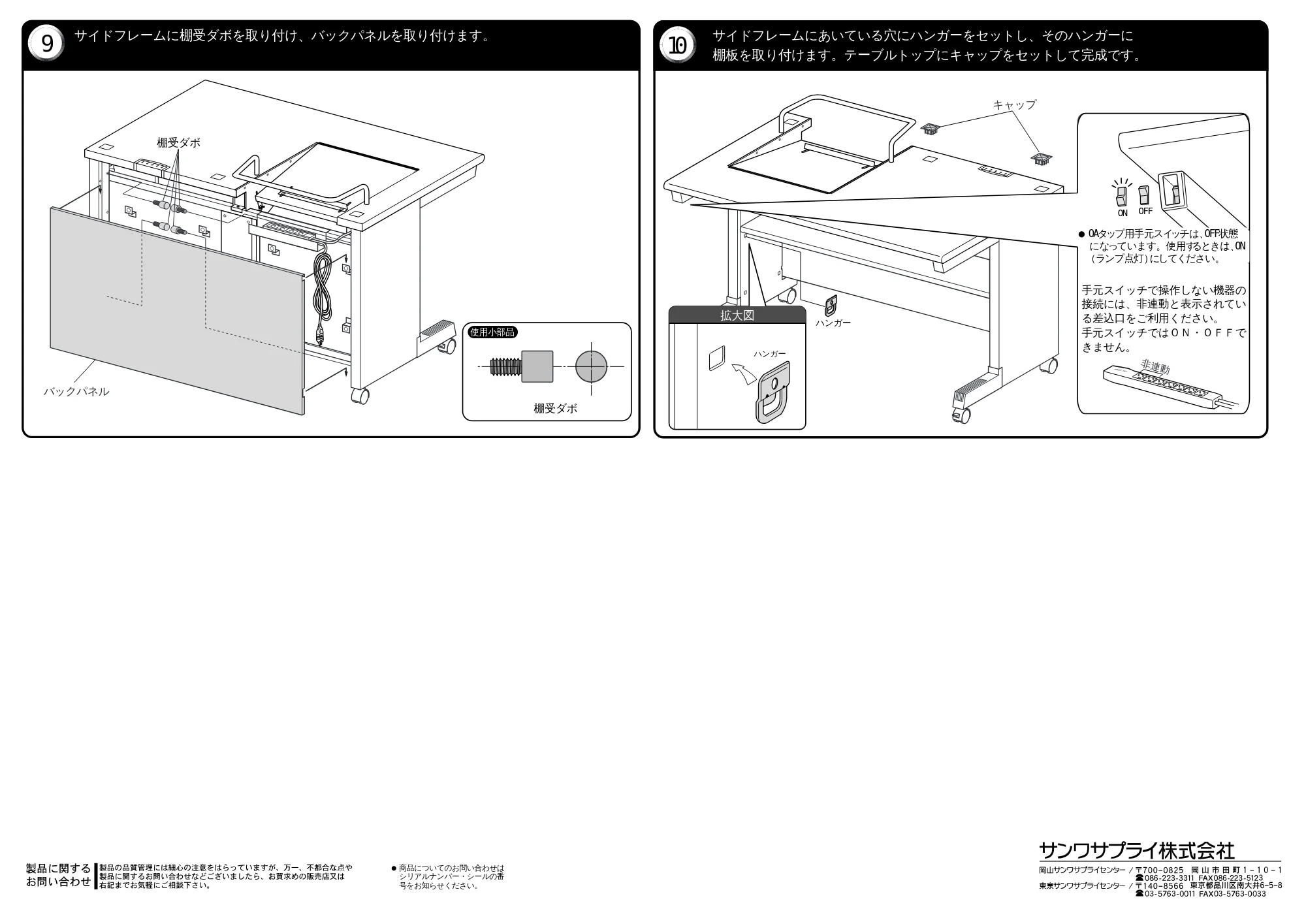 サンワサプライ GD-1284K 取扱説明書 — 原本ページ — 3ページ
