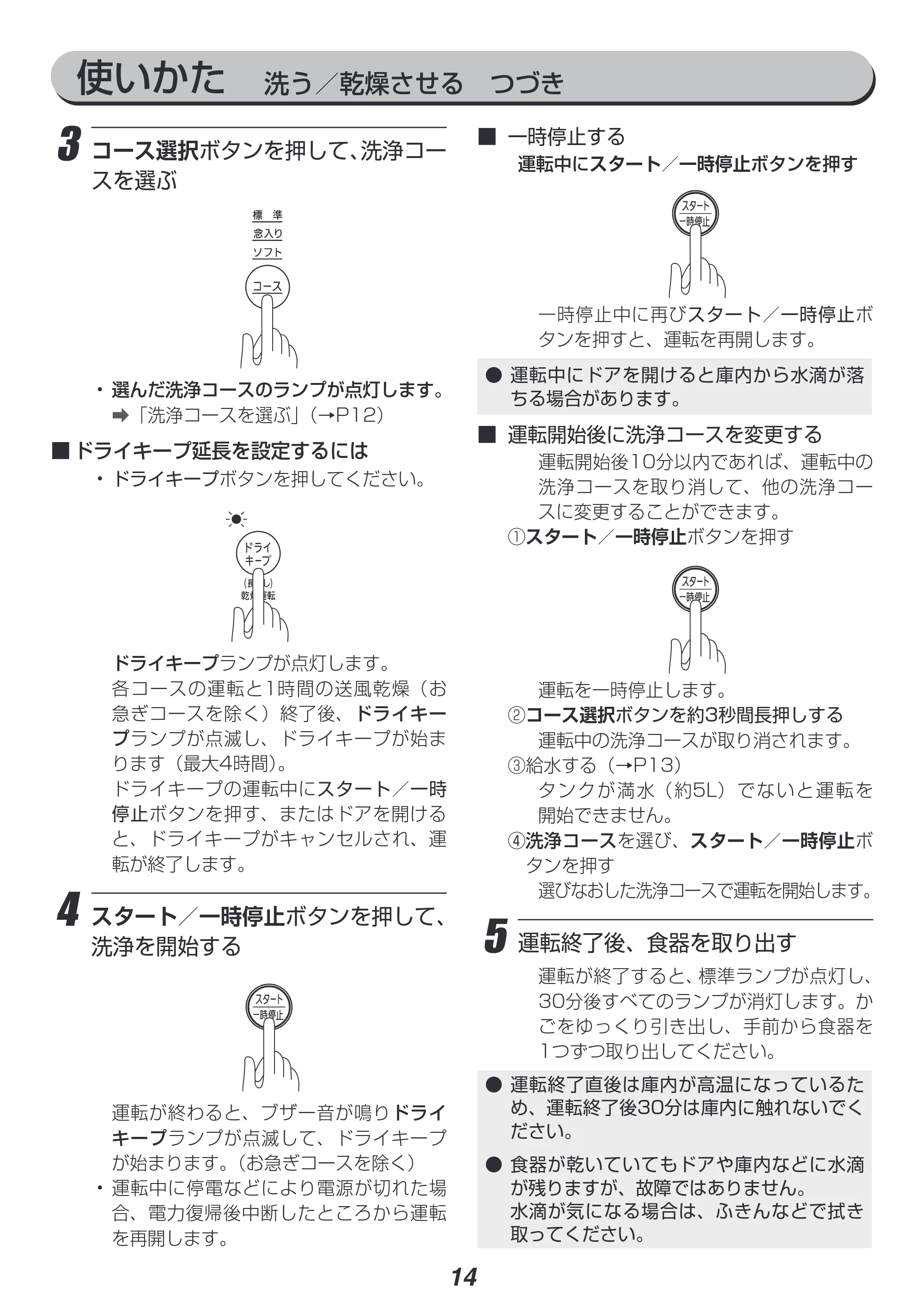 アイリスオーヤマ ISHT-5000 取扱説明書 — 原本ページ — 14ページ