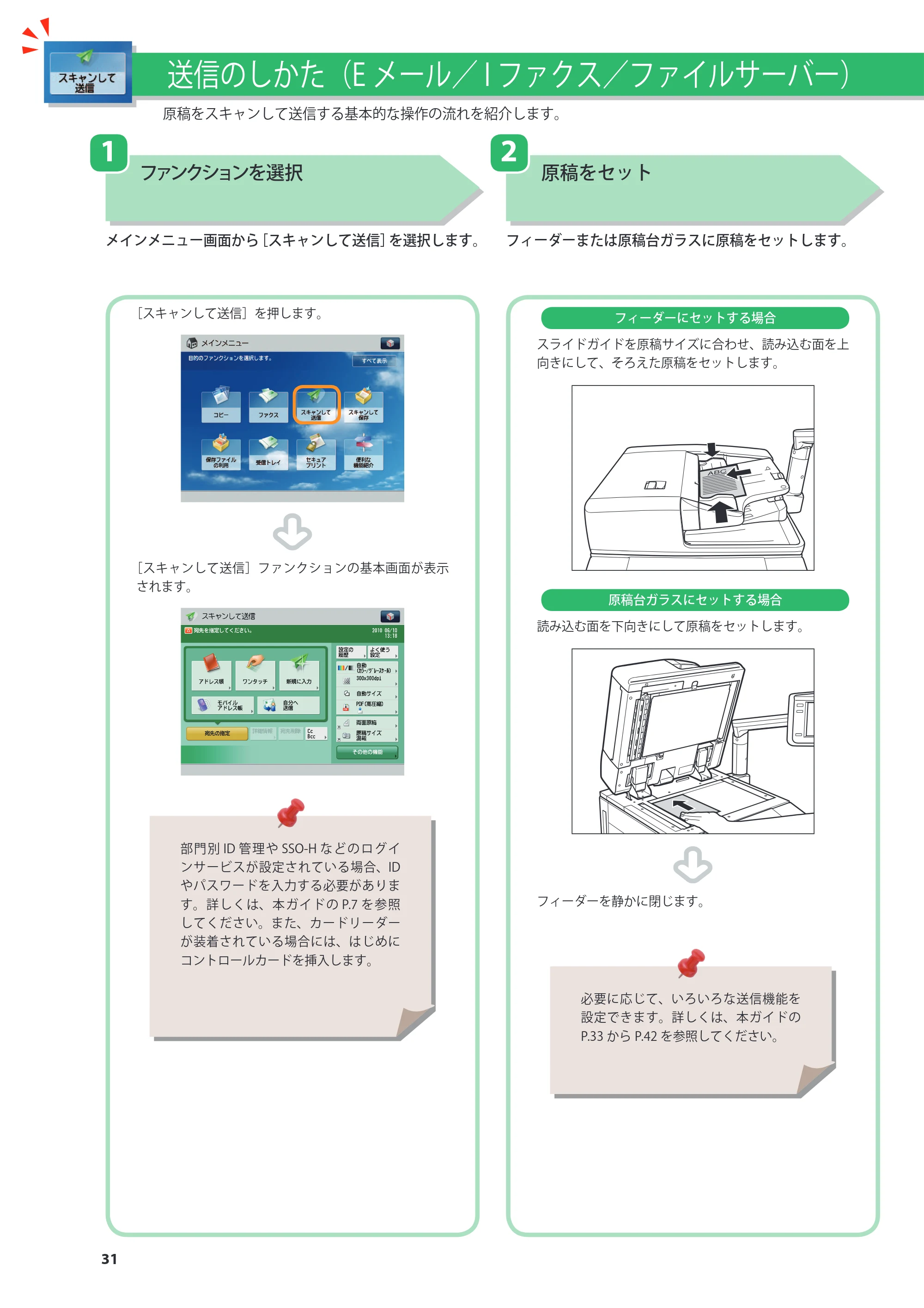 キヤノン imageRUNNER ADVANCE 8105 PRO/8105B/8095 PRO/8095B/8085 PRO/8085B こんなことができます 2012年3月27日更新(PDF:12.3MB) — スキャンして送信 — 原本ページ — 32ページ