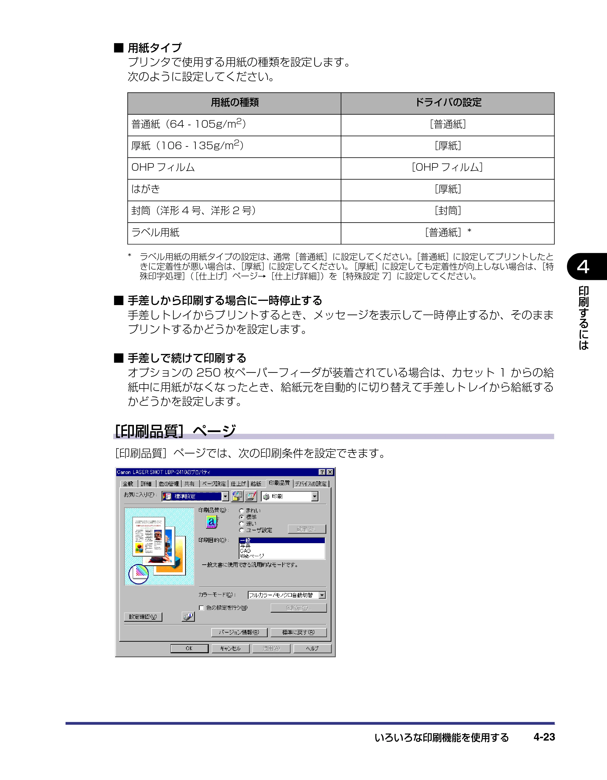 キヤノン LBP-2410 ユーザーズガイド （PDF形式／10.74Mバイト） — 原本ページ — 175ページ