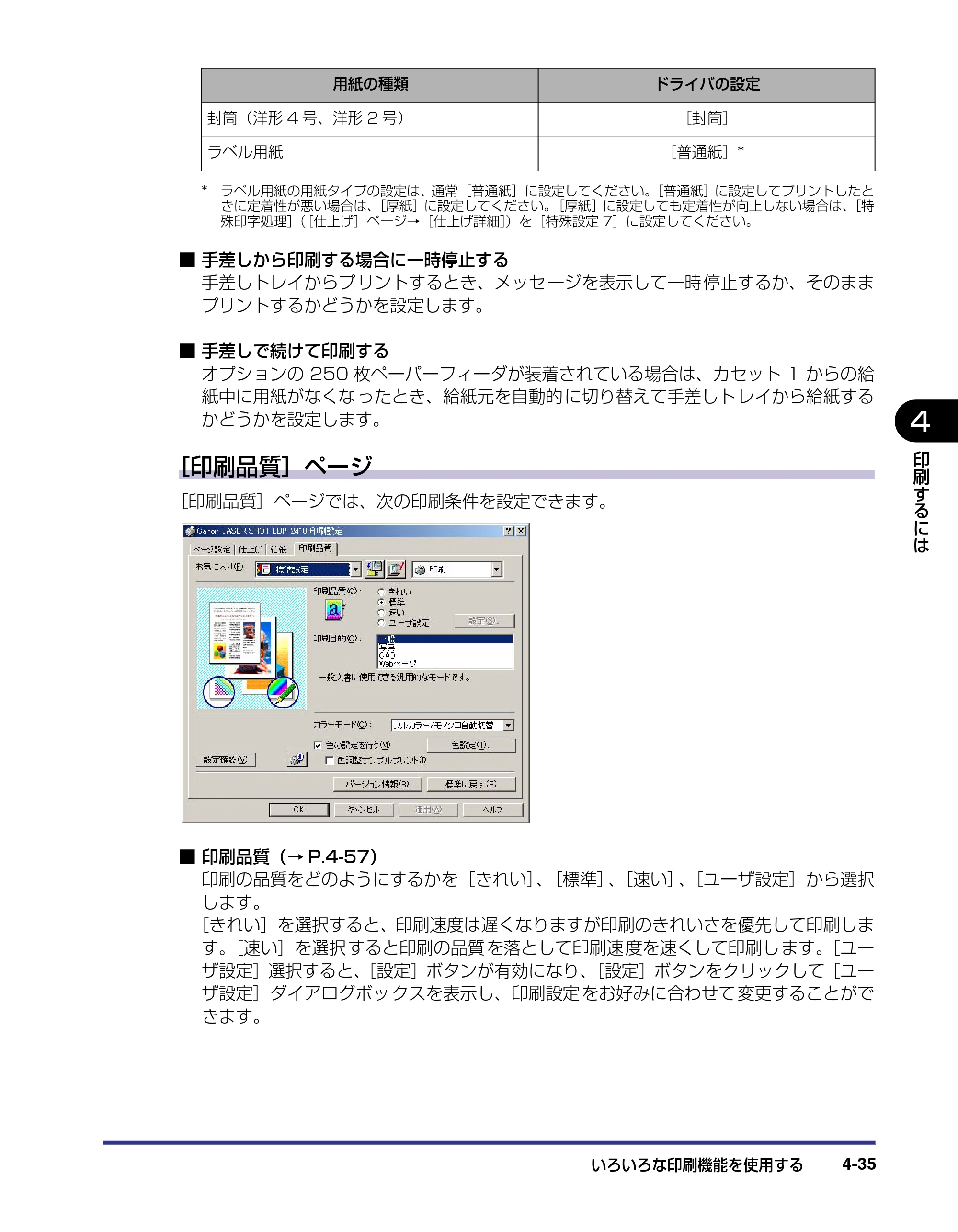 キヤノン LBP-2410 ユーザーズガイド （PDF形式／10.74Mバイト） — 原本ページ — 187ページ