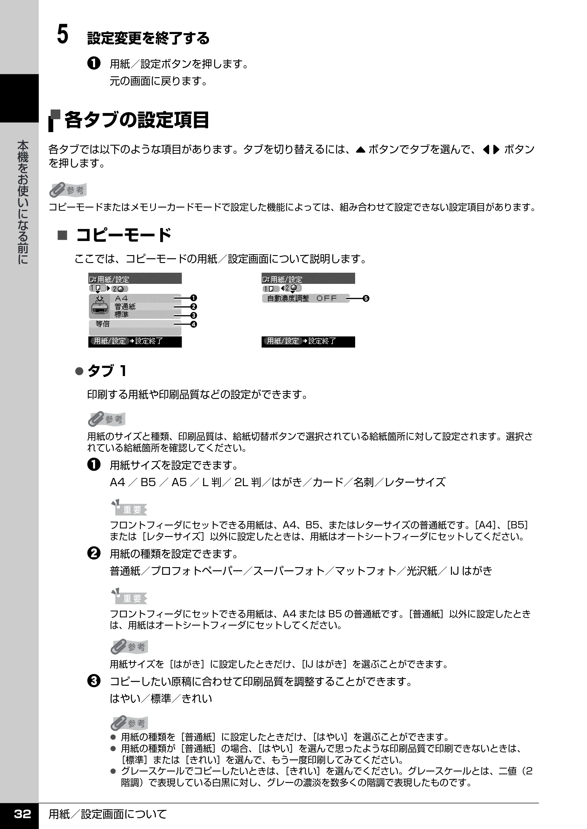 キヤノン PIXUS MP510 操作ガイド(本体操作編) (PDF形式/3.99Mバイト) — 原本ページ — 34ページ