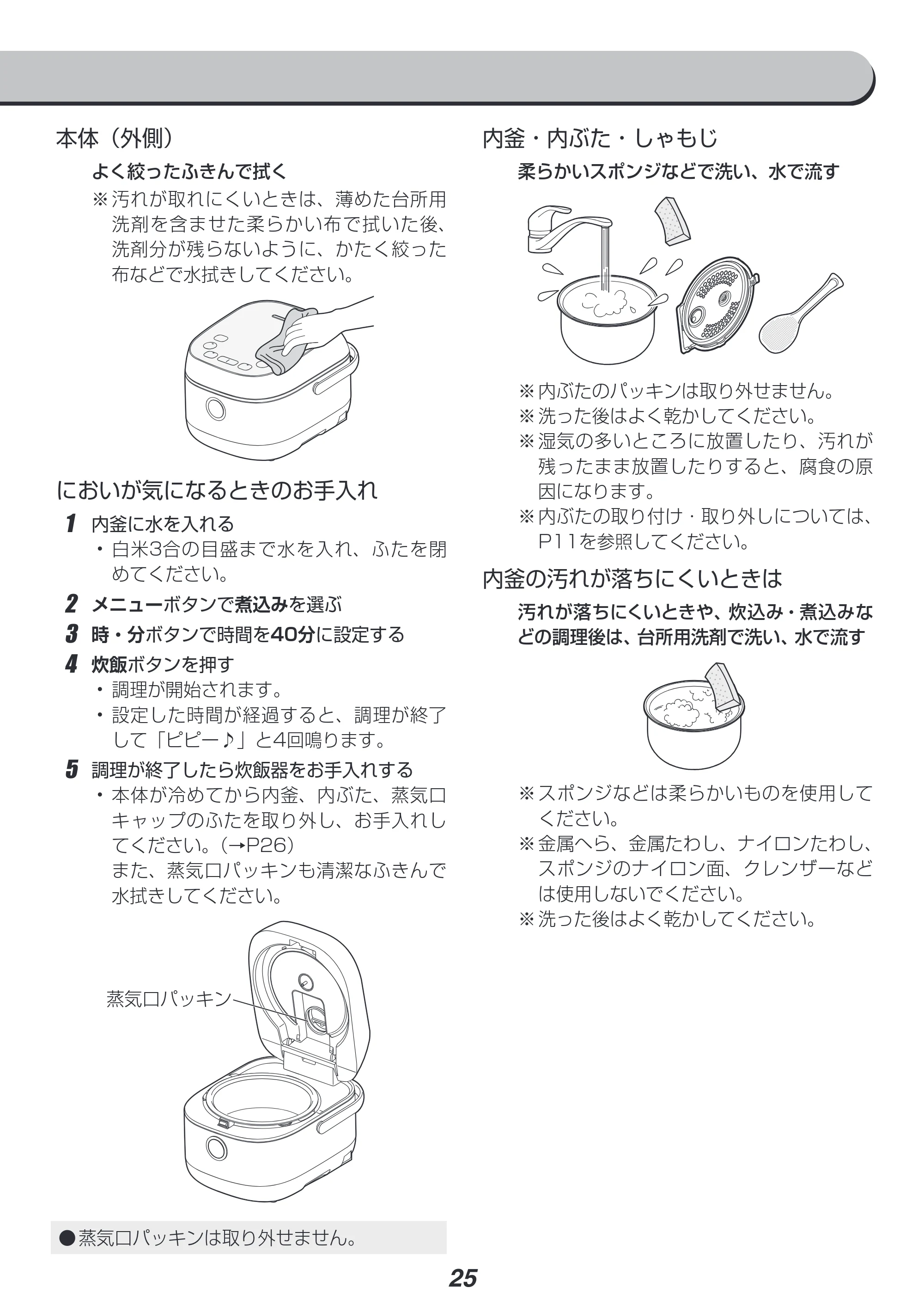 アイリスオーヤマ RC-IJH50 取扱説明書 — 原本ページ — 25ページ